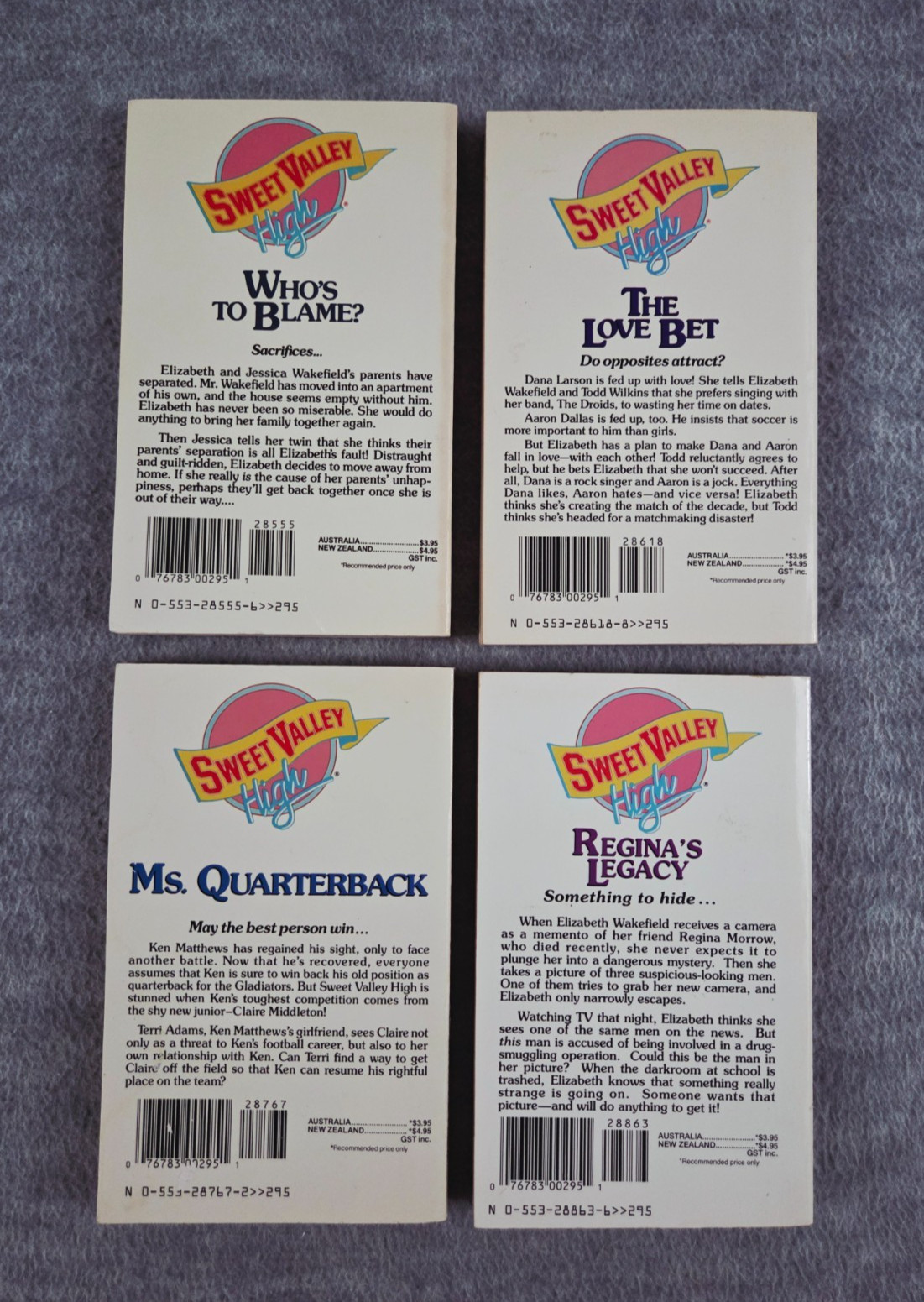 Sweet Valley High 21 Paperback Regular & Super Edition 1980s Lot
