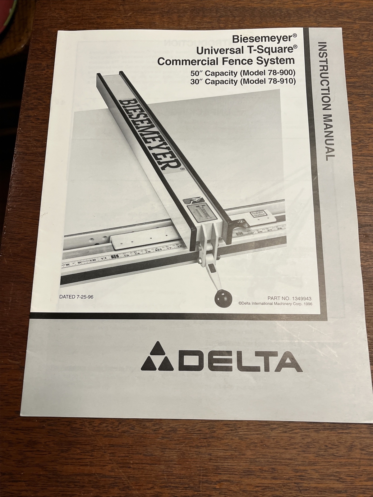 Delta ORIGINAL Instruction Manuals! Belt Sander band saw drill press planer MORE