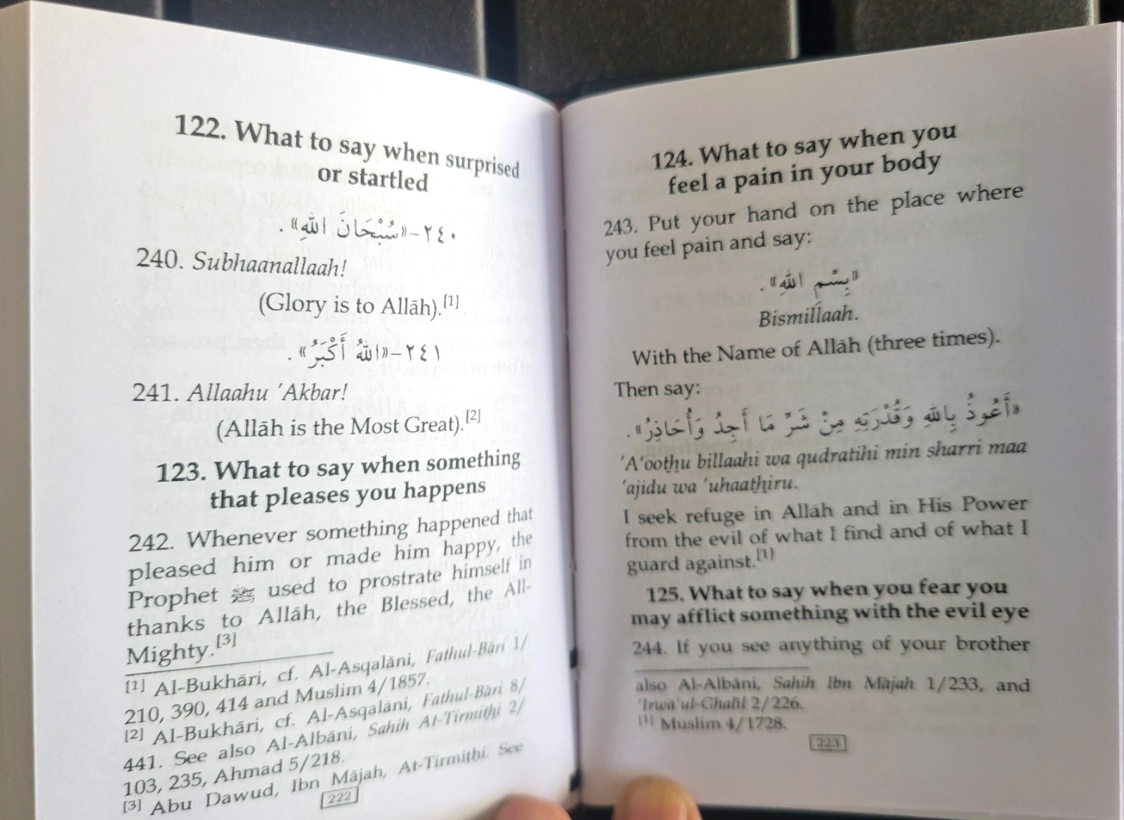 Fortress Of The Muslim(LOTS) Pocket size Quran Hadith Books Ramadan Gift Eid Gif