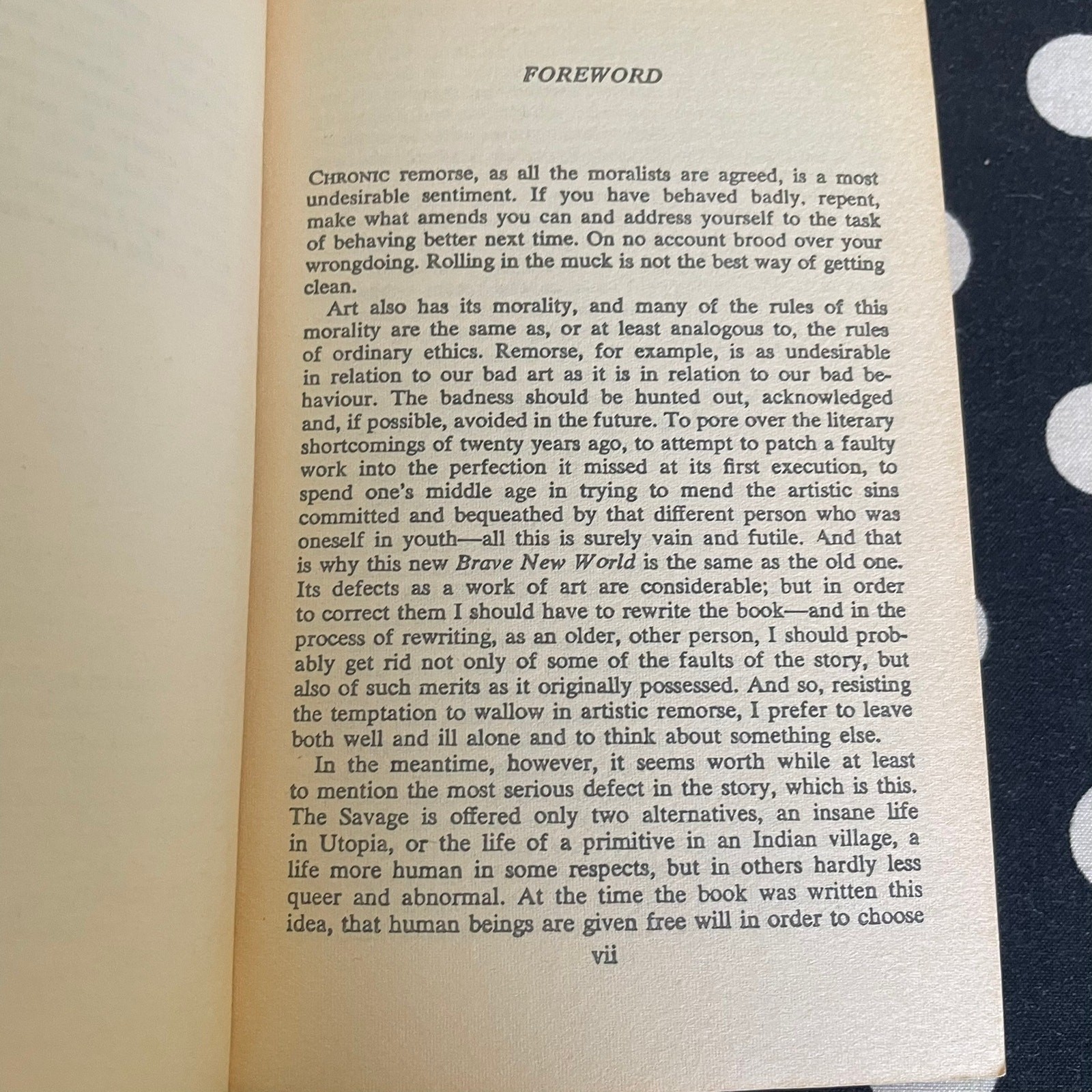 Brave New World by Aldous Huxley 1969 Perennial Paperback Edition