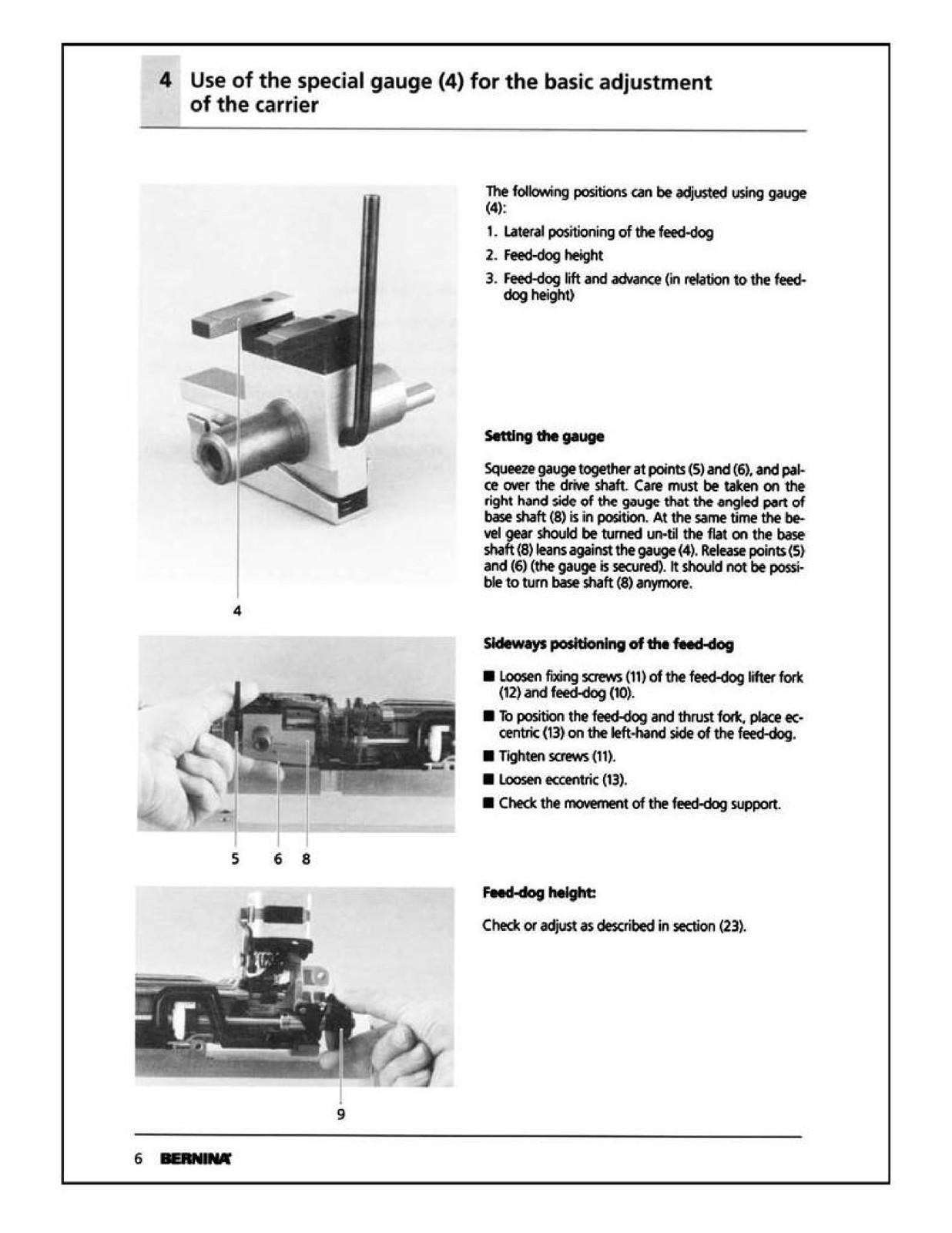 BERNINA 1630 Service Manual – ROBUST WIRE BOUND – RUGGED COVERS