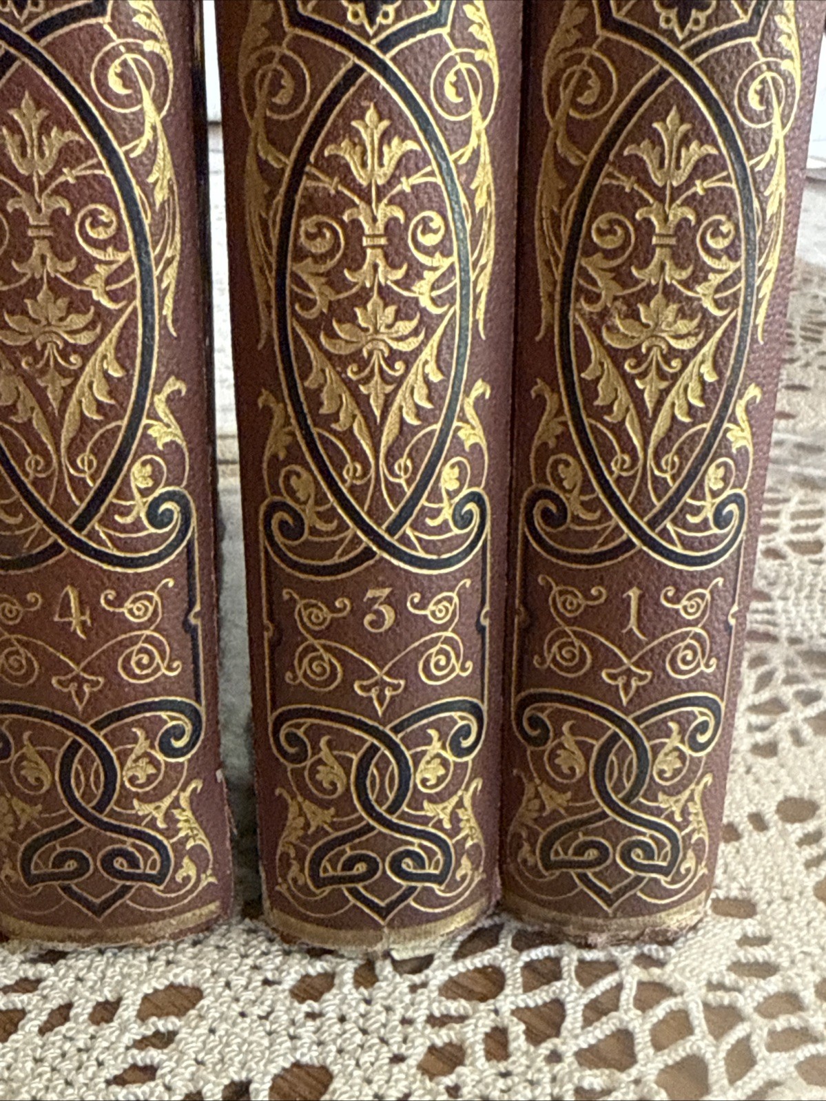 Antique Schiller’s Werke 3 Volumes German Language Volume 1, 3 And 4 In The Set