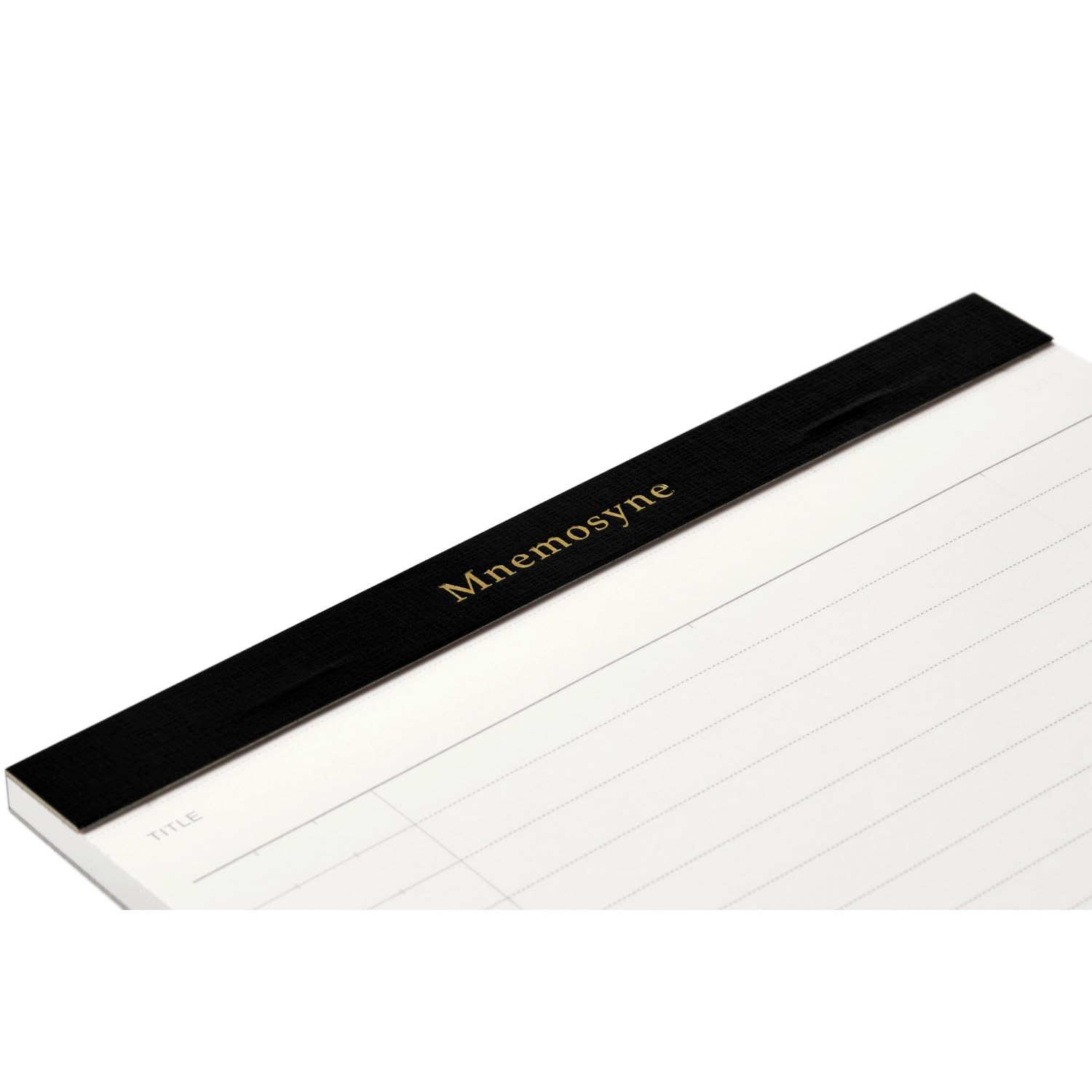 Mnemosyne Legal Pad- A5, 8.27″ x 5.83″, 50 Sheets / 100 Pages, 8mm Wide Ruled…