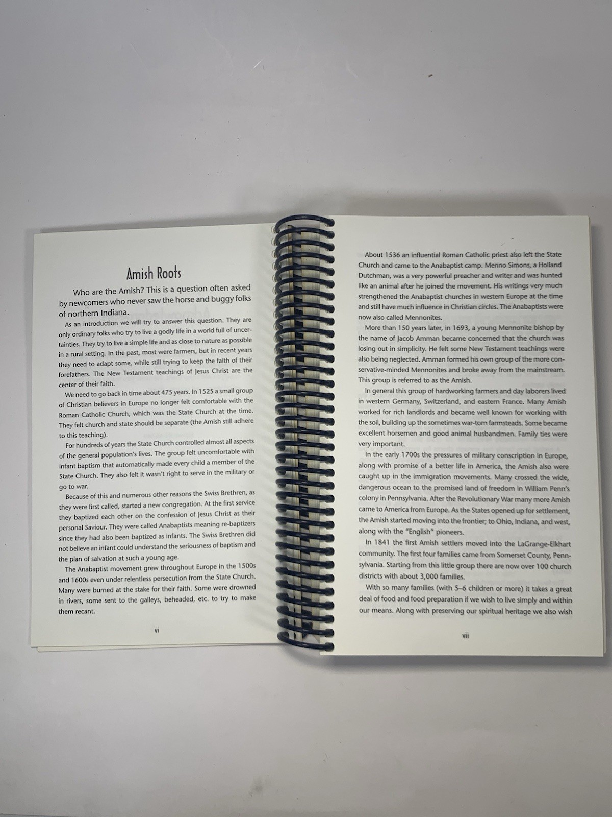 Heritage Country Harvest Cookbook Spiral Bound Recipes Amish Style