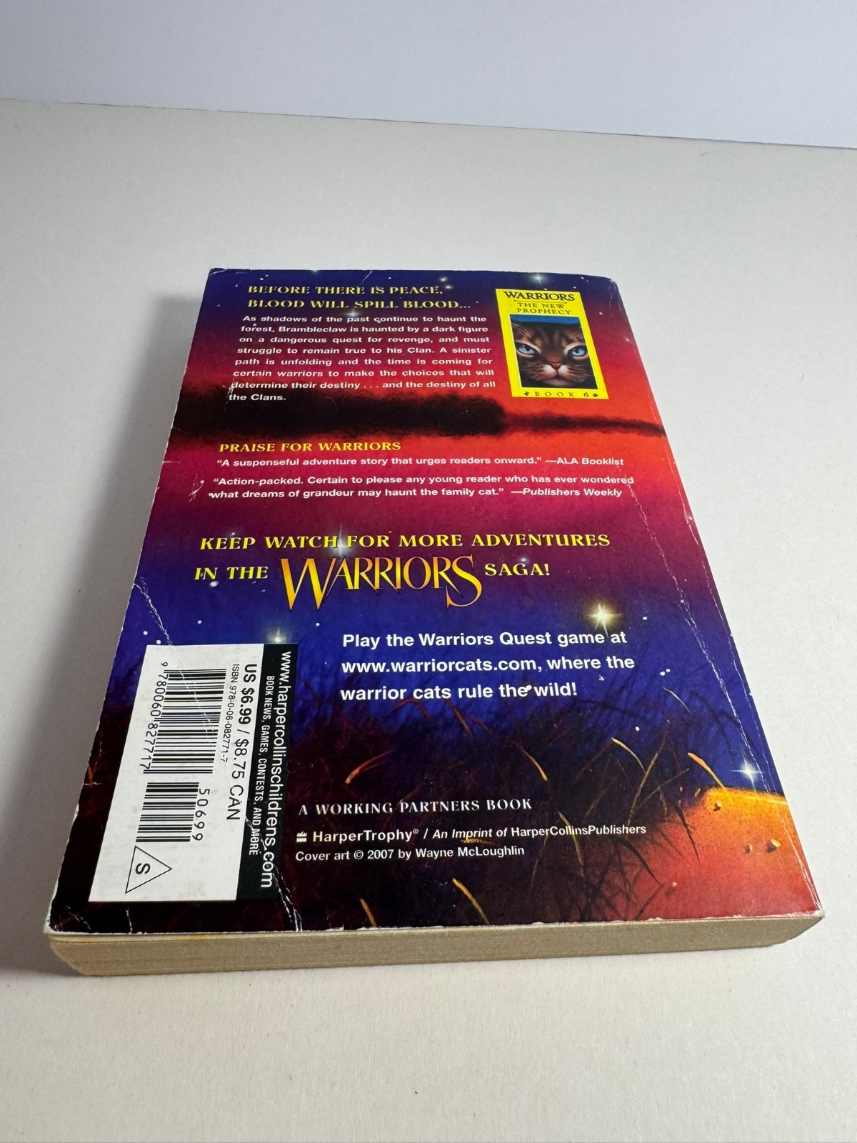 Warriors The New Prophecy First Edition Set 1-6 – Erin Hunter Paperback