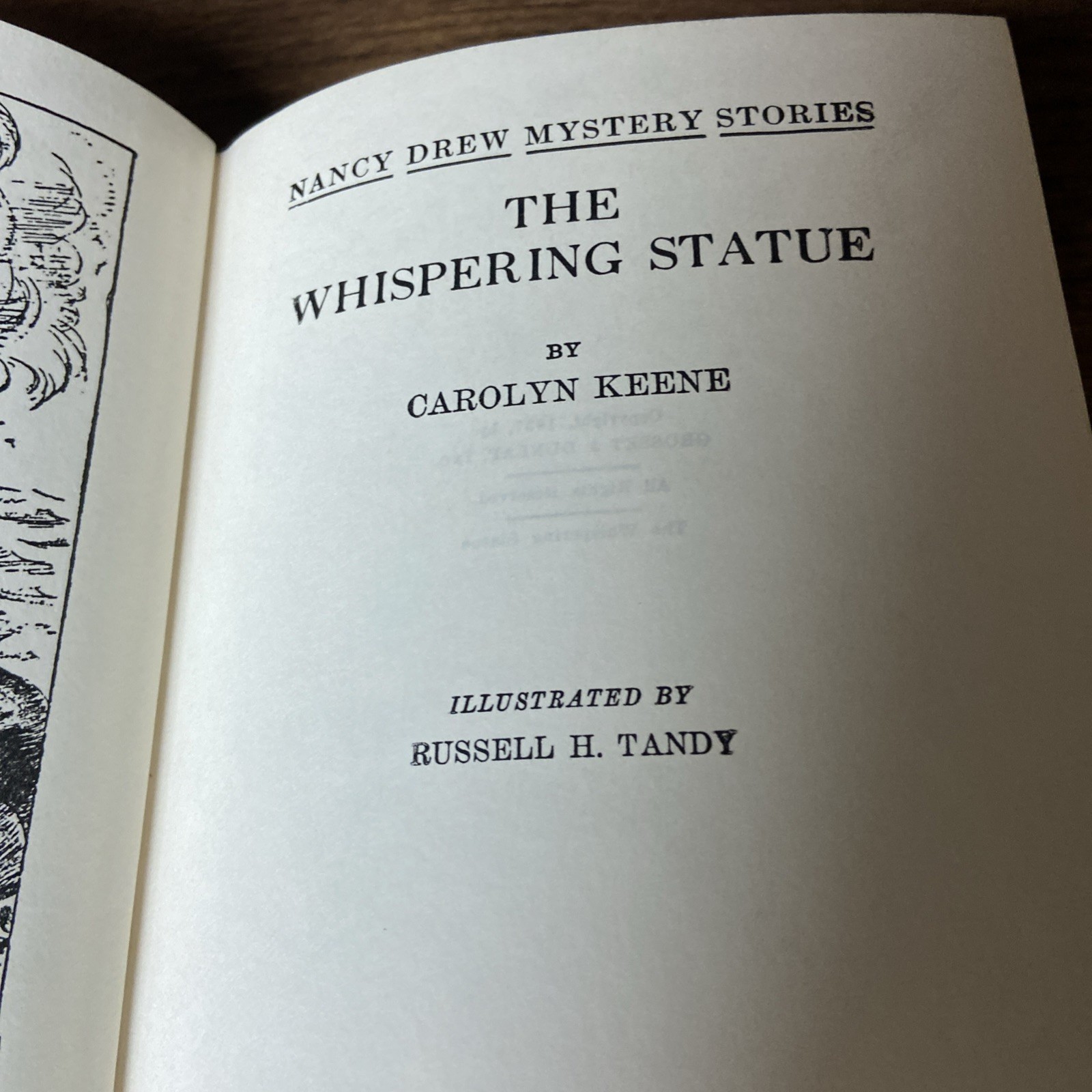 Lot of 4 Nancy Drew Mystery Carolyn Keene Matte HC Blue End Pages VG