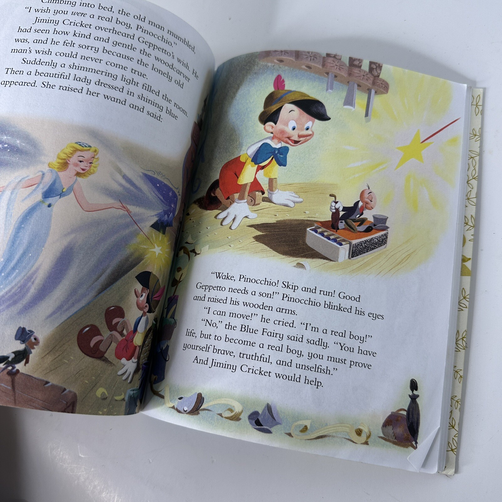 Vintage 1953 Walt Disney’s Pinocchio A Little Golden Book