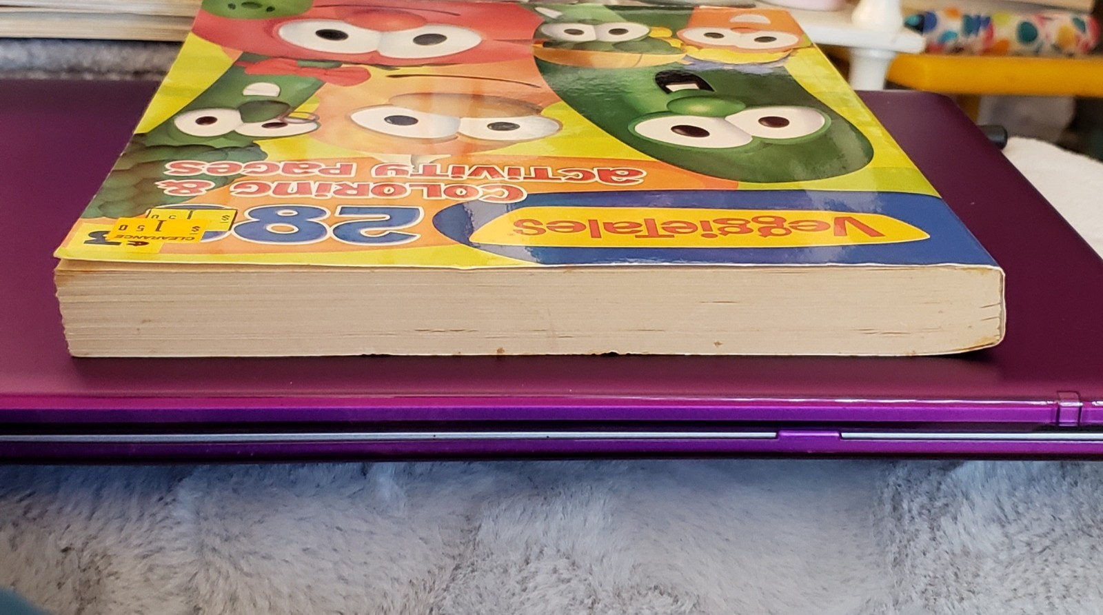 Vintage 2009 VeggieTales 288 Coloring & Activity Pages Book – UNCOLORED!!!