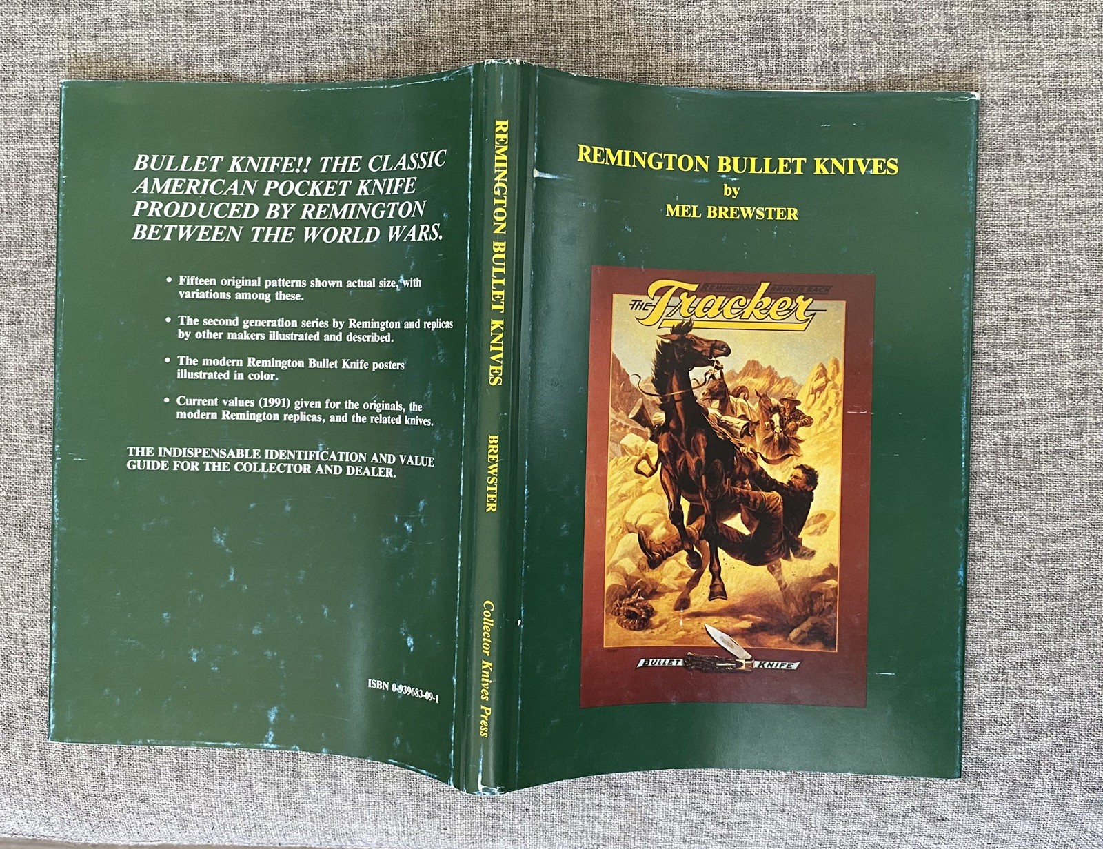 Remington Bullet Knives Signed Mel Brewster 1991 Collectors Book