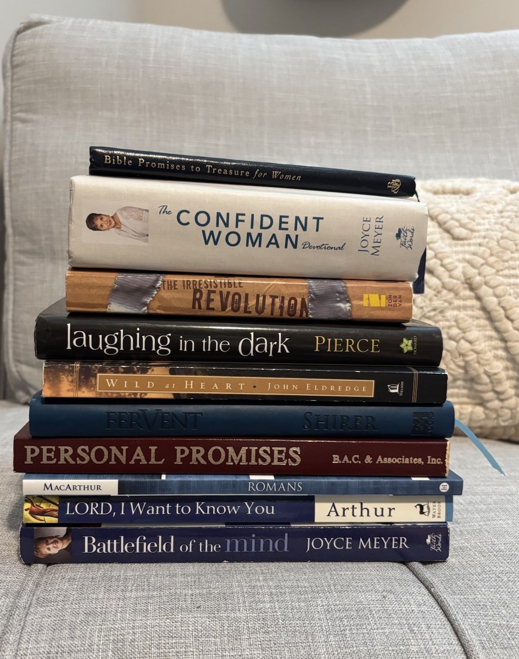 10 Christian Books Lot Prayer Spiritual Growth Devotionals Women Rest Peace Fear