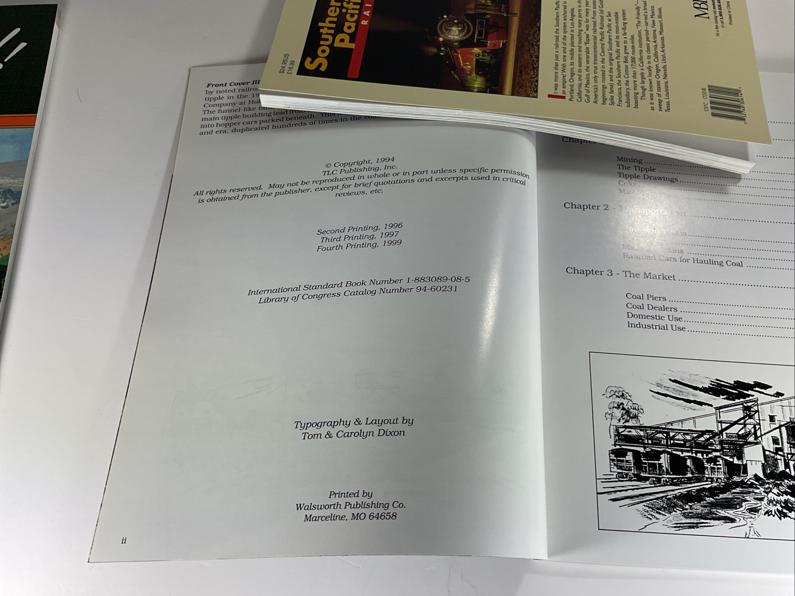 Southern Pacific Railroad White Pass Appalachian by Brian Solomon Lot of 4 PB