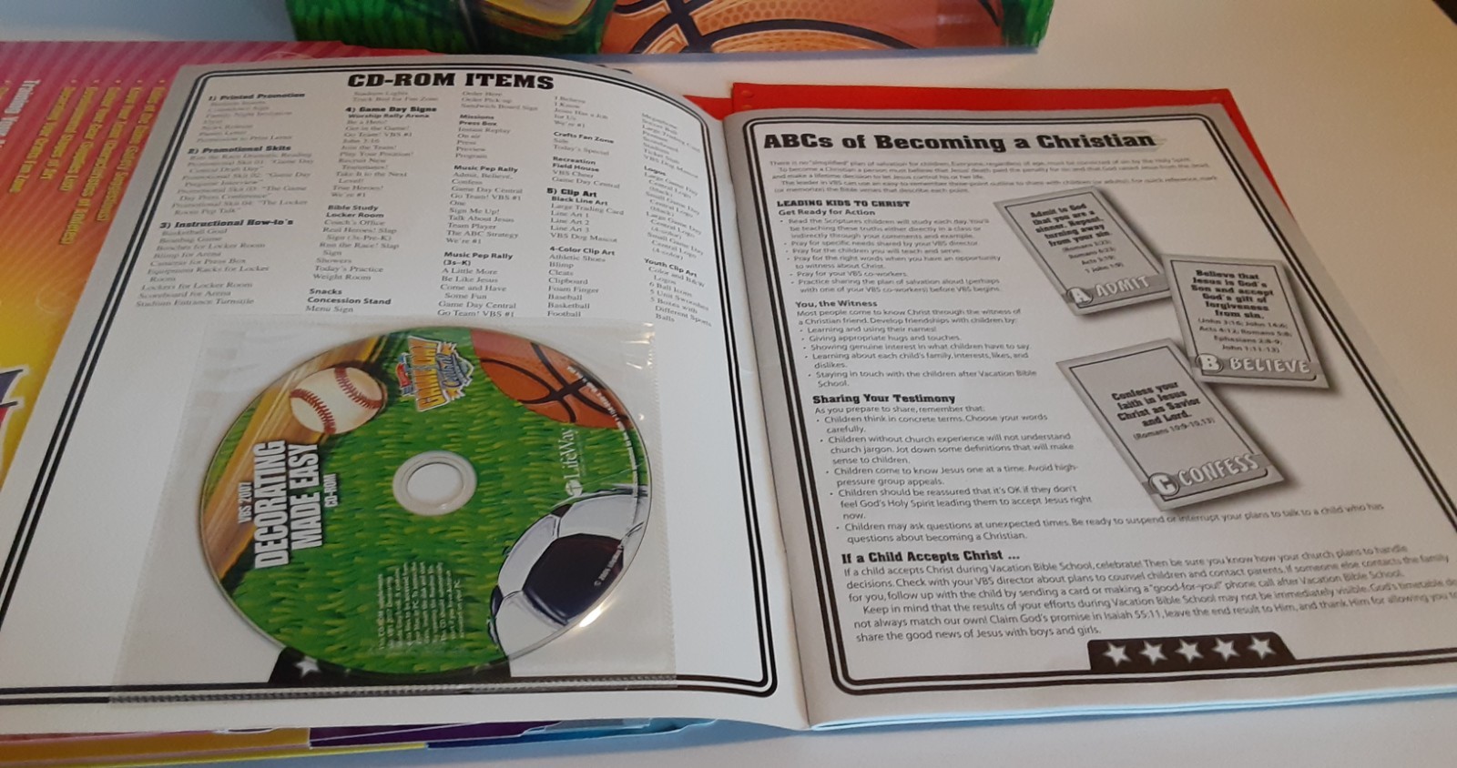 Lifeway’s Game Day Central 2007 VBS 3s Kindergarten Rotation Pack DVD/CD/CD-Rom