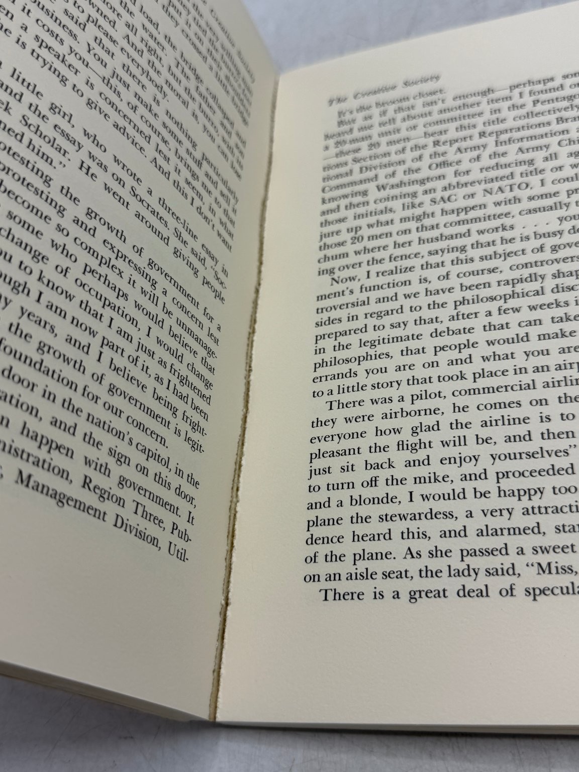 The Creative Society Ronald Reagan 1968 Political Essays Devin-Adair