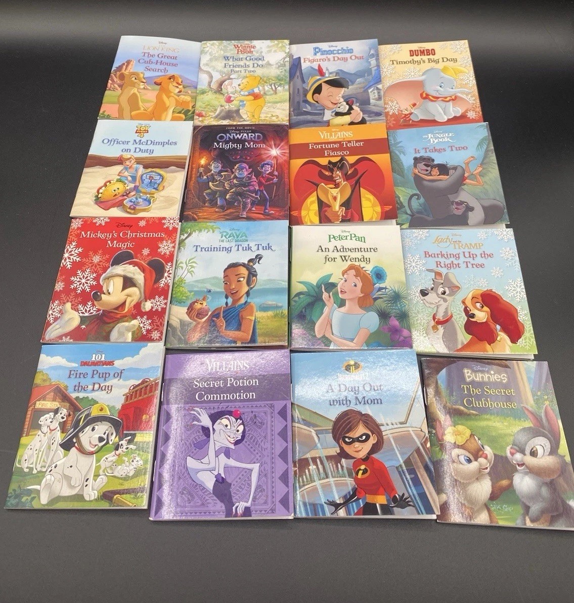 Lot of 16 Disney 3.5” Mini Books Autumn Publishing Dumbo, Toy Story, Mickey +