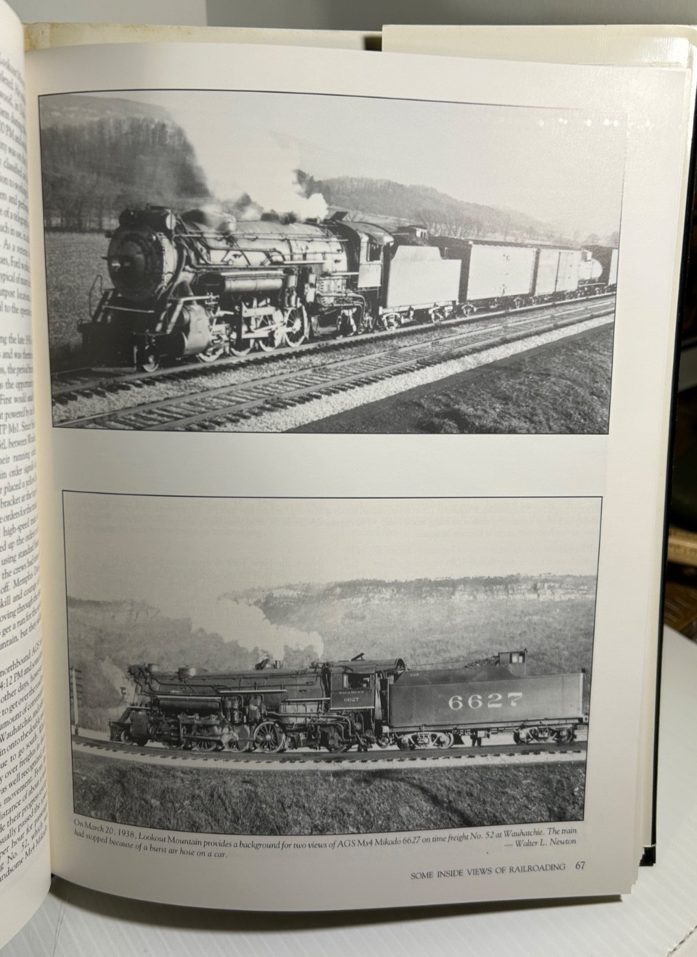 Rails Remembered Volume 1 – Louis M Newton 1992 W / Dust Jacket SIGNED