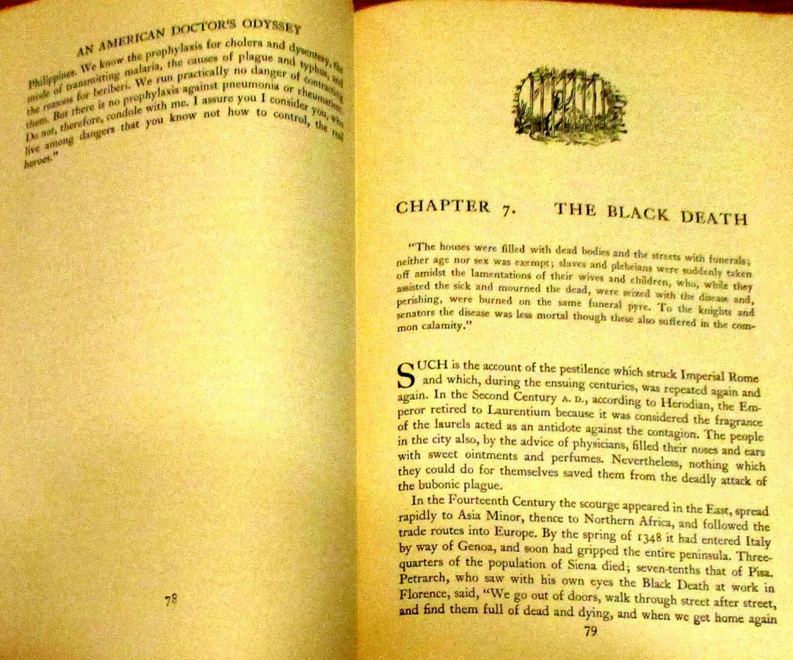 An American Doctor’s Odyssey by Victor Heiser, M.D. 1937 H/C 544 Pages