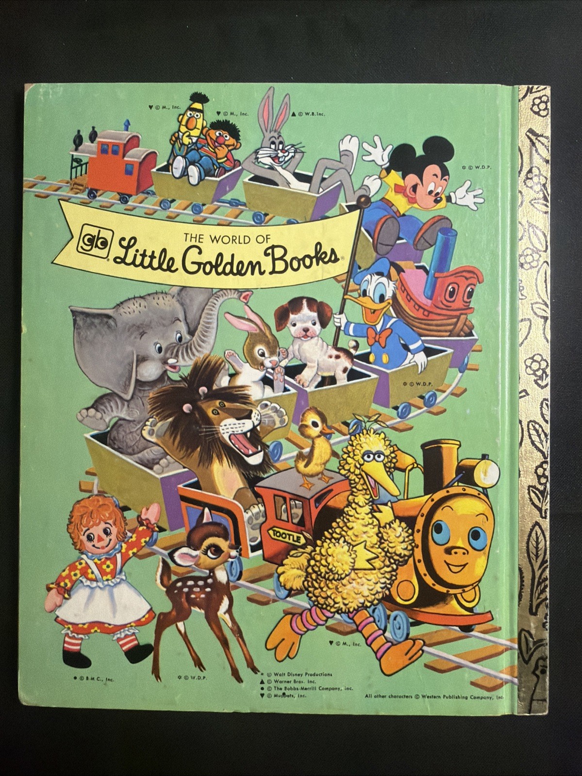 Vintage A Little Golden Book Disney’s Pinocchio 1978 .59 D100 #7471