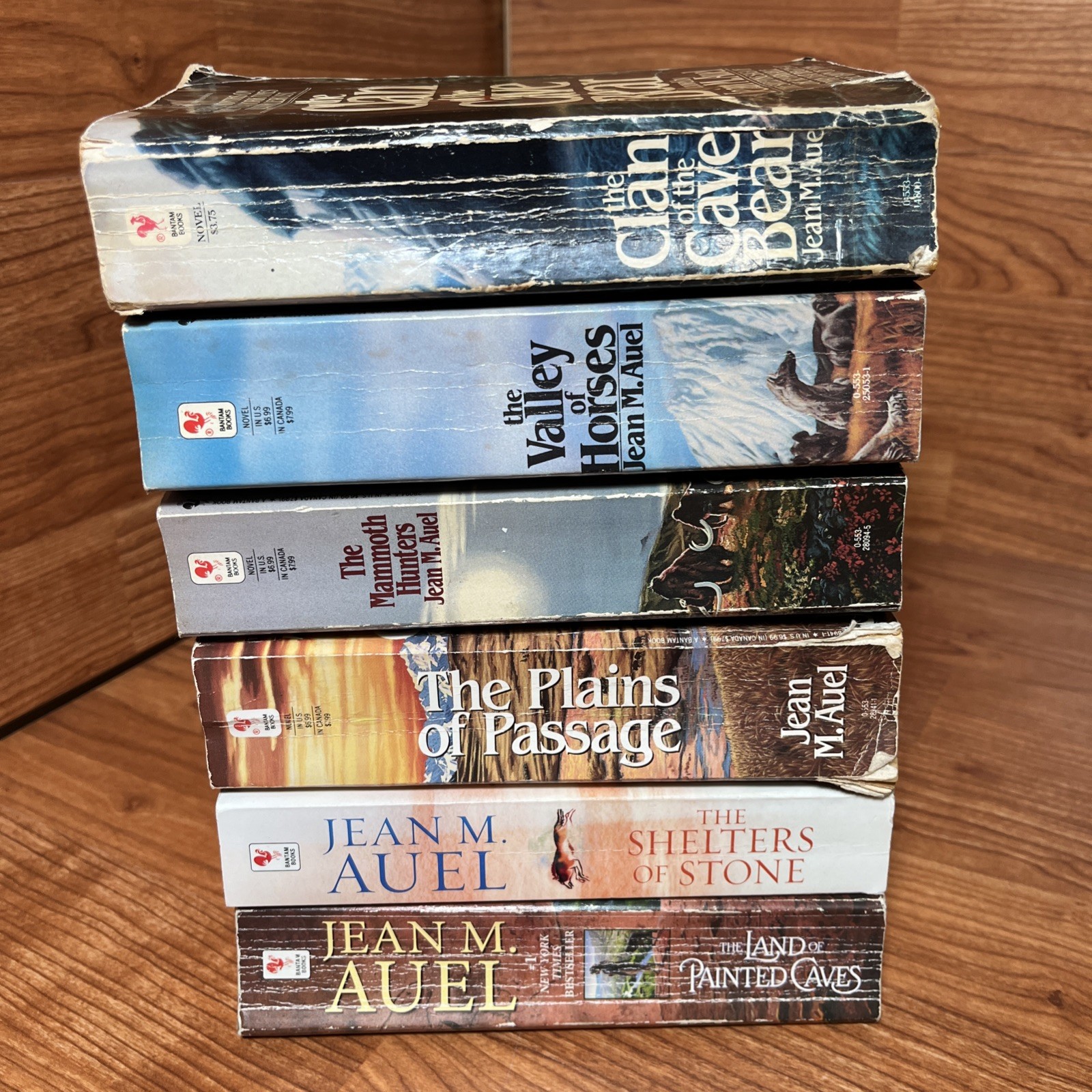 JEAN M AUEL 6 book SET in the EARTH’S CHILDREN series PaperBack 1-6