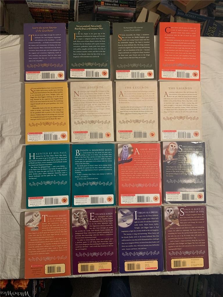 Lot of 16 Guardians of Ga’Hoole Series 1-15 + Lost Tales Kathryn Lasky