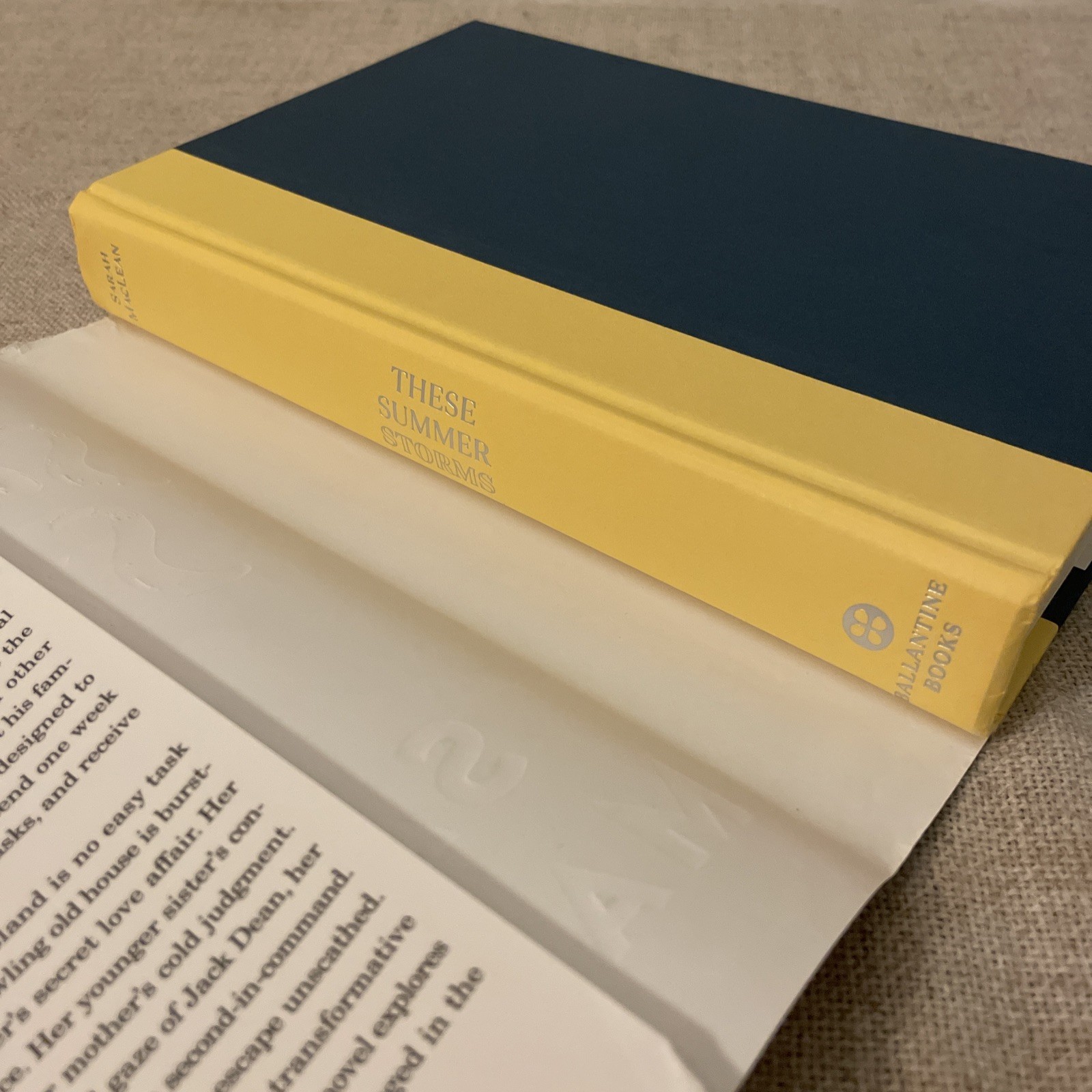 These Summer Storms by Sarah MacLean 2025 Hardcover First Edition 1st Printing