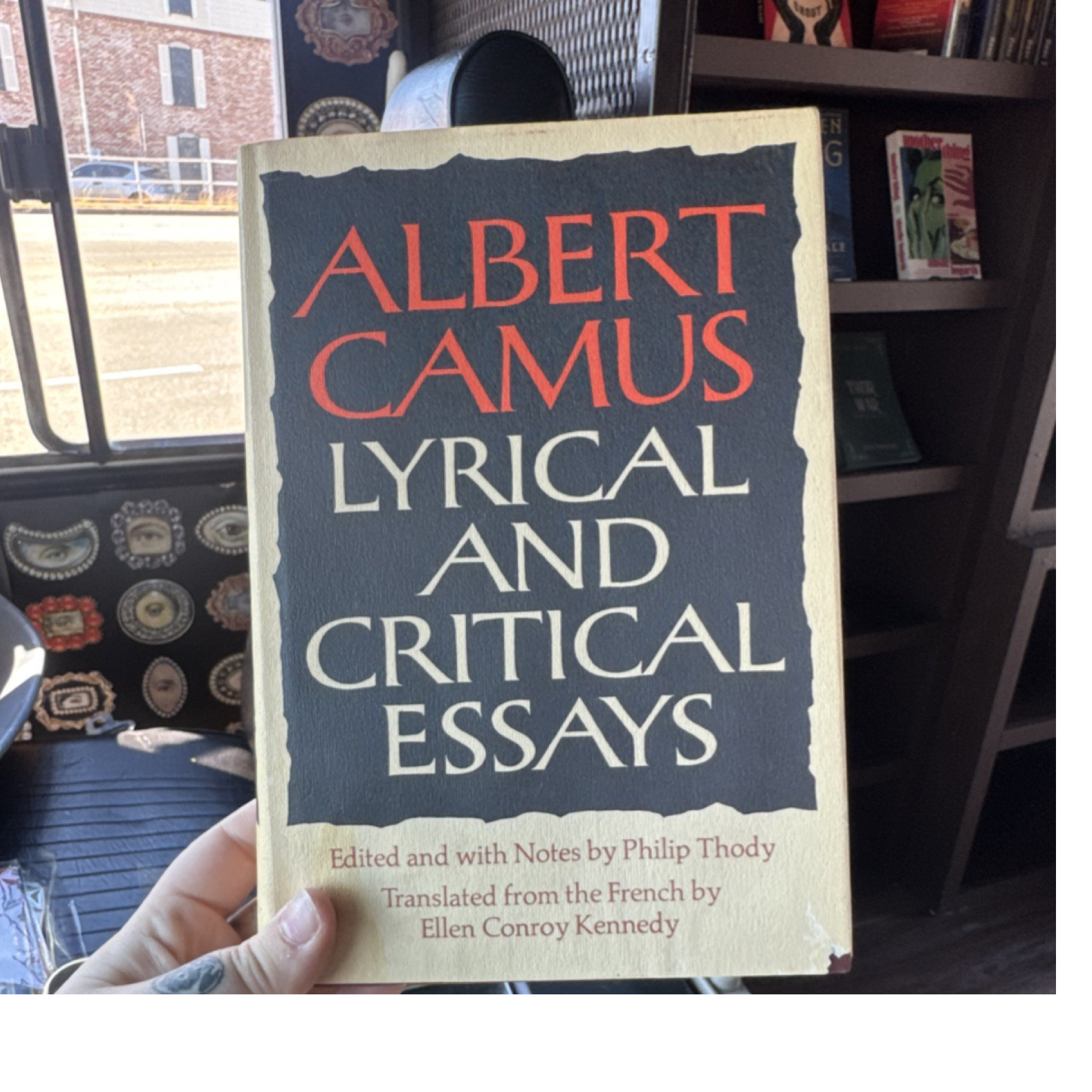 Albert Camus Lyrical and Critical Essays Hardcover Alfred A. Knopf 1968 Vintage