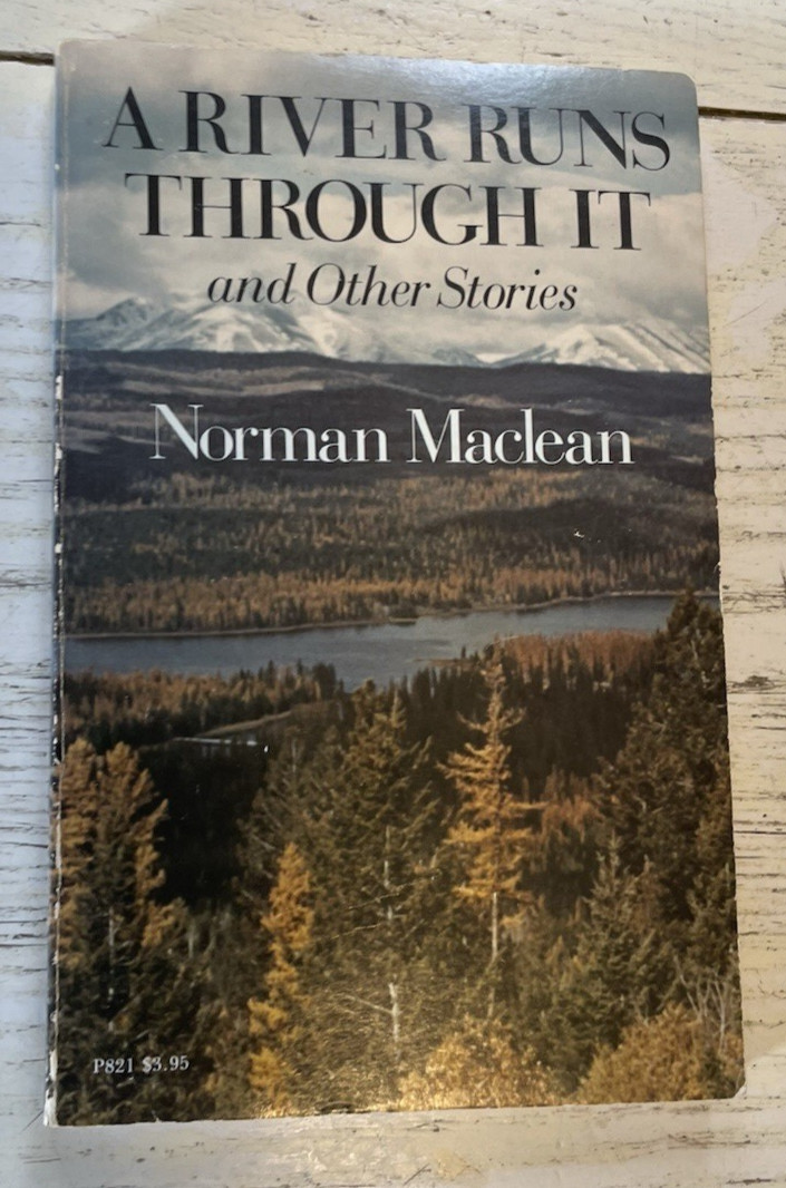 A River Runs Through It PB Book&DVD Norman Maclean 1976 Vintage Brad Pitt Redfor