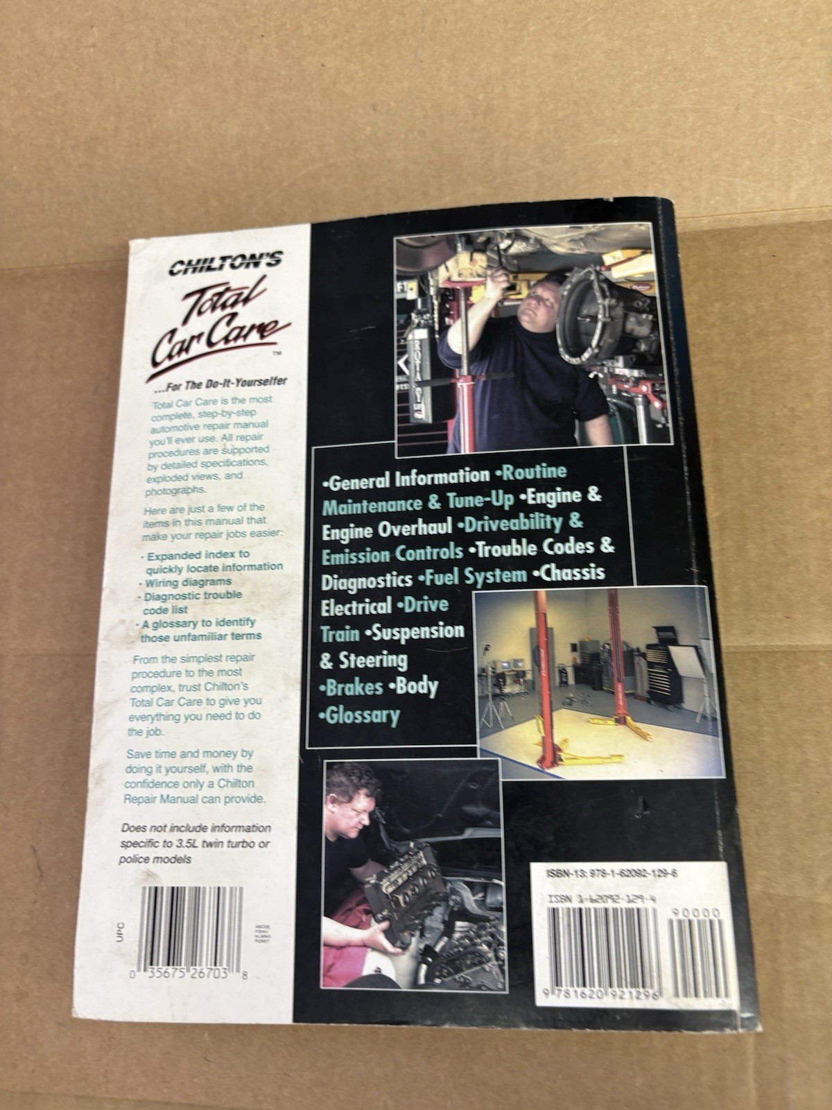 Ford Taurus & Five Hundred 2005-14 Repair Manual 26703 Covers U.S. and Canadian