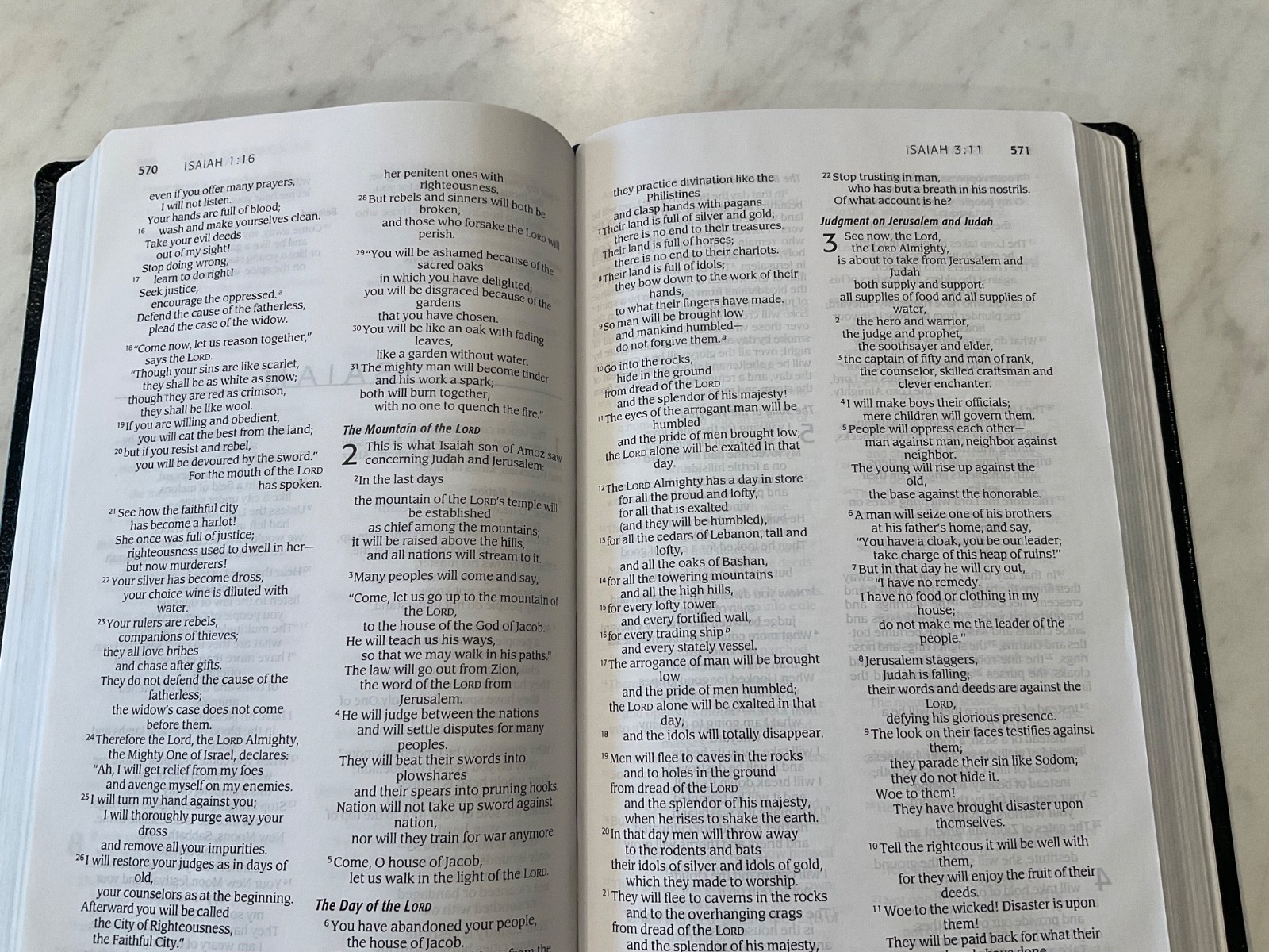 NIV Thinline Bible 2005 Navy Blue Bonded Leather Text 1984