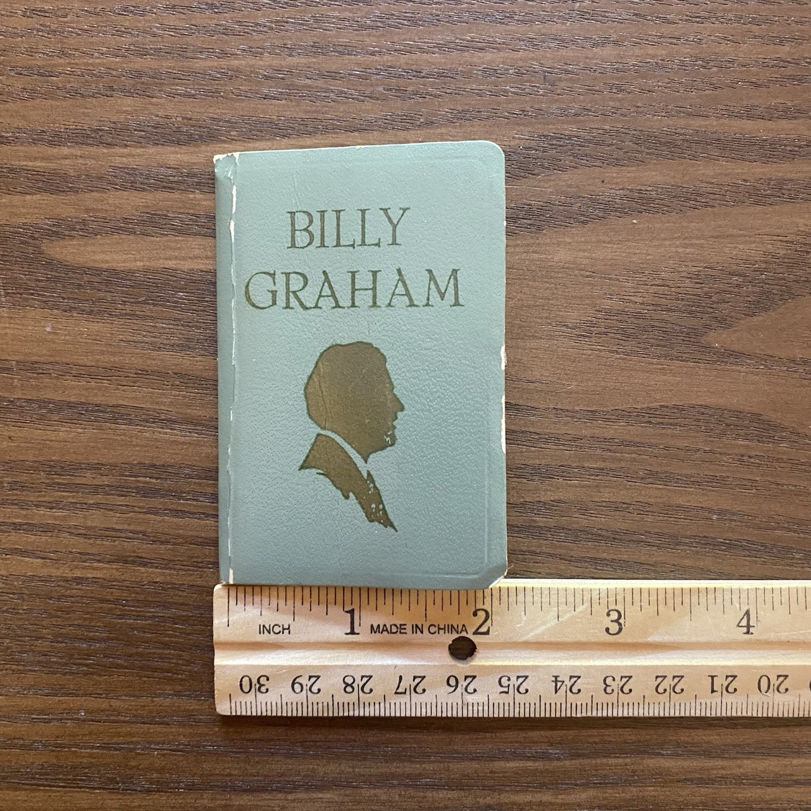 Billy Graham Miniature Book 1968 Charles Keysor 3 x 2 Softcover Christian