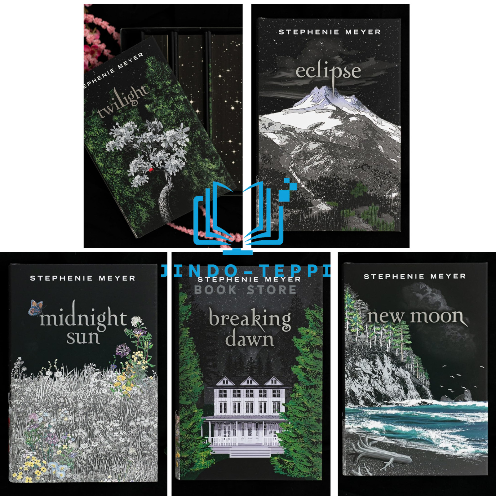 Twilight Saga Deluxe Box Set 5 Books Anniversary Collector Edition (2025, HC)