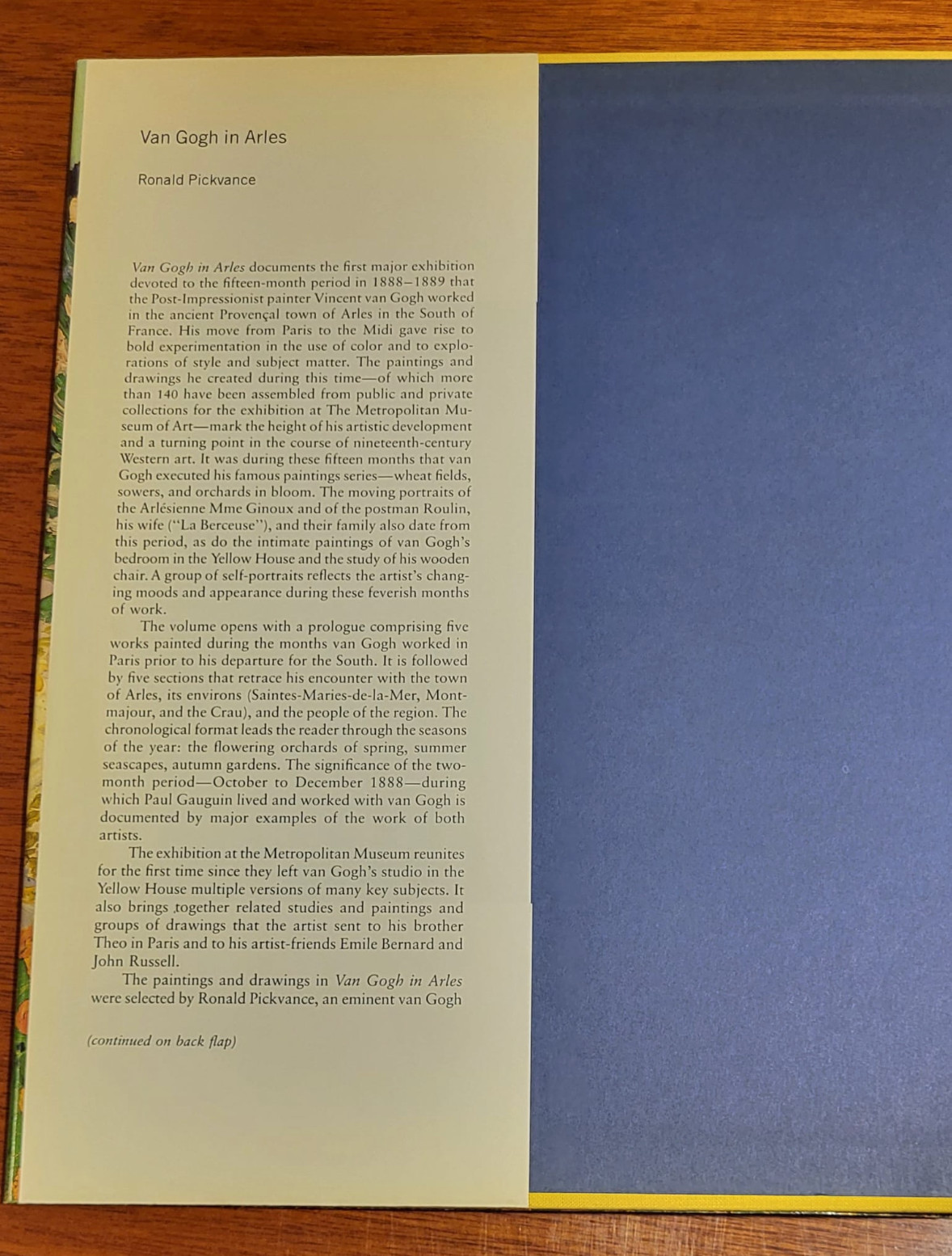 Van Gogh in Arles by Ronald Pickvance (1985, Hardcover)