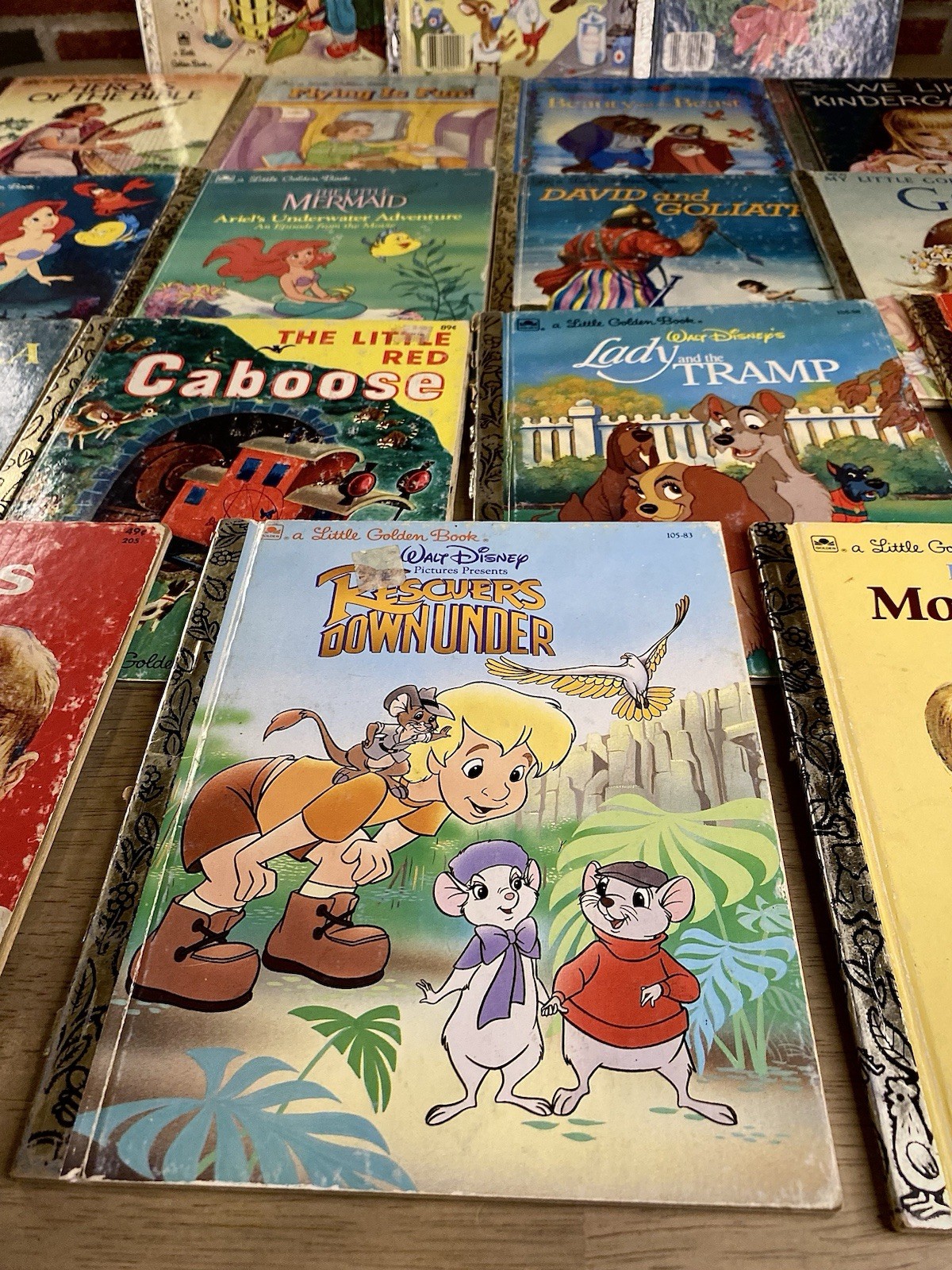 Little Golden Books Lot of 18 Mixed Titles Disney Childrens Picture Books Vtg