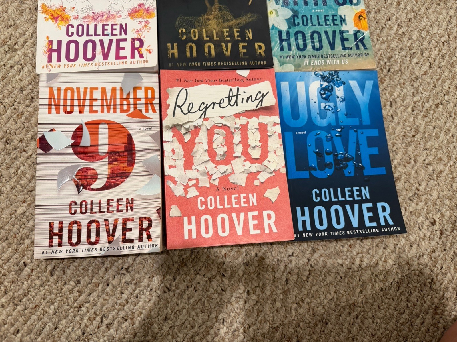 Colleen Hoover Book Bundle Lot of 9 Paperback Books Various Titles