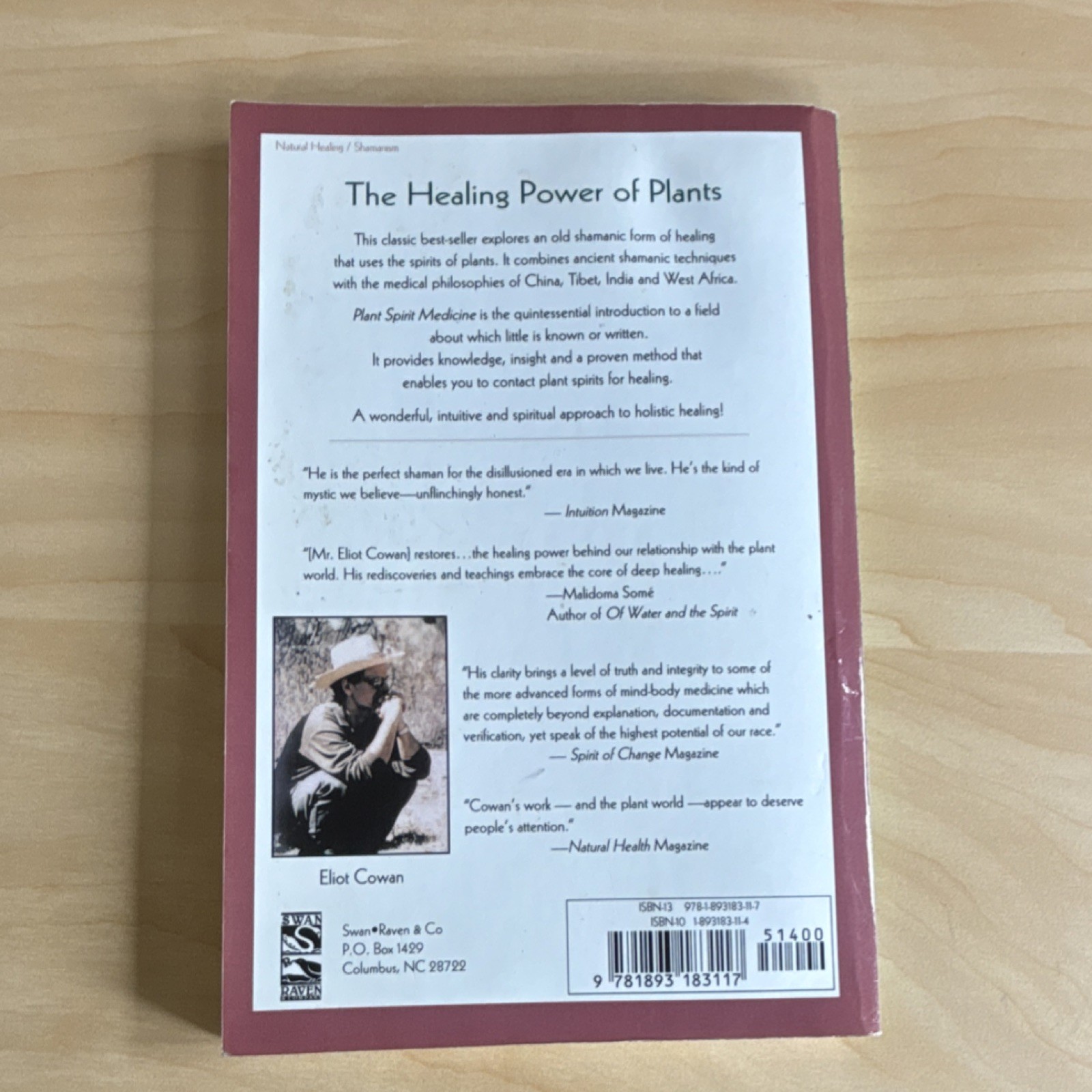 Eliot Cowan Plant Spirit Medicine Trade Paperback Granite Publishing 1996