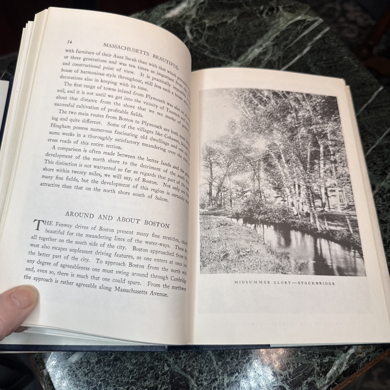Vintage Massachusetts Beautiful Book Wallace Nutting 1923 Reprint 8th Edition