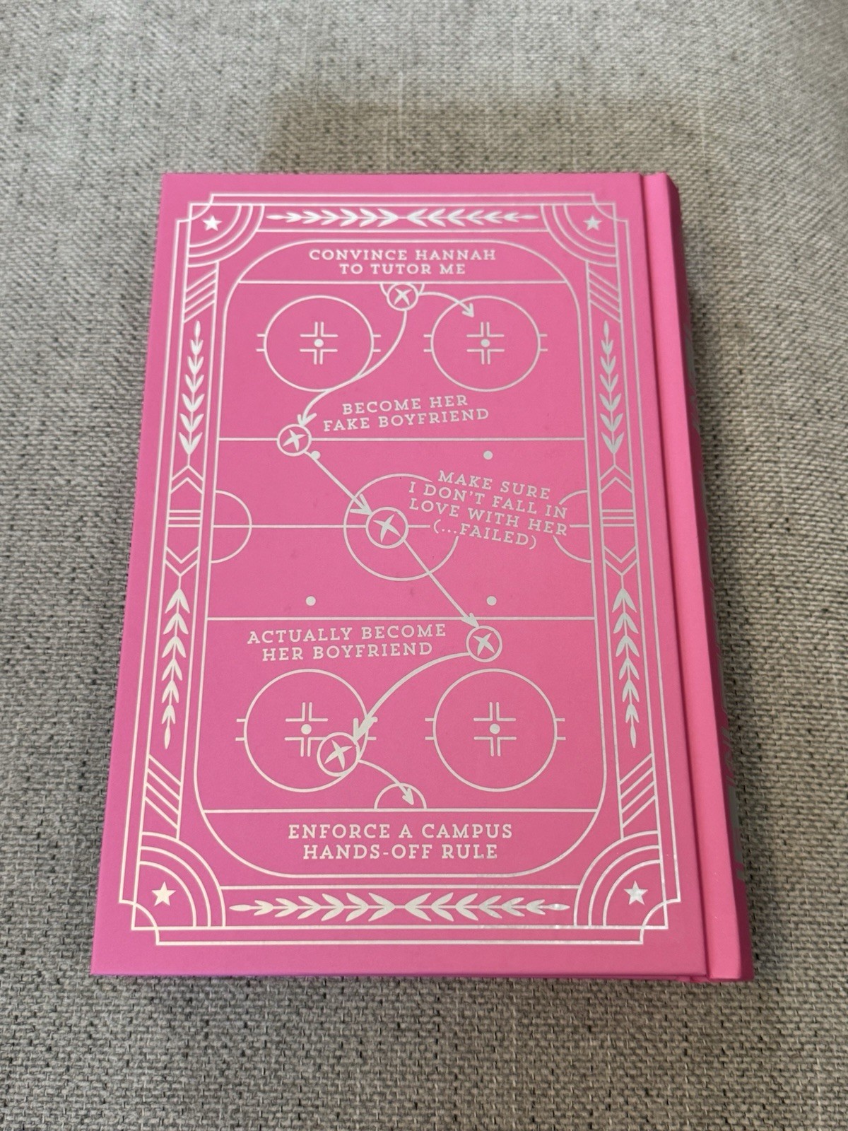 The Deal By Elle Kennedy Collector’s Edition Off Campus Hardcover Stenciled Edge