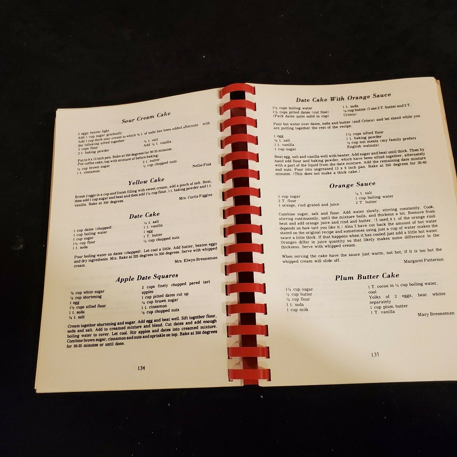 1982 Kalona Historical Village Cook Book 264 Pages by Committee