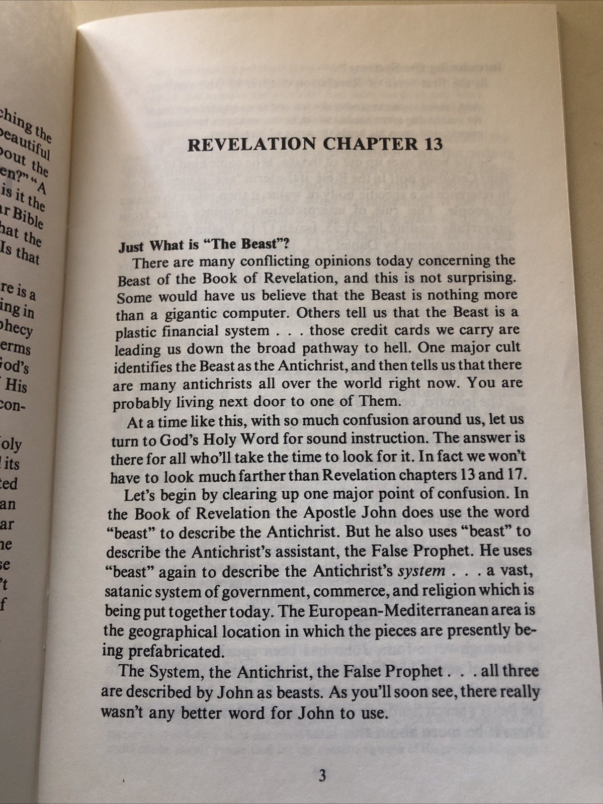 The Beast System: Europe in Prophecy by Hilton Sutton Vintage End-Times Bible