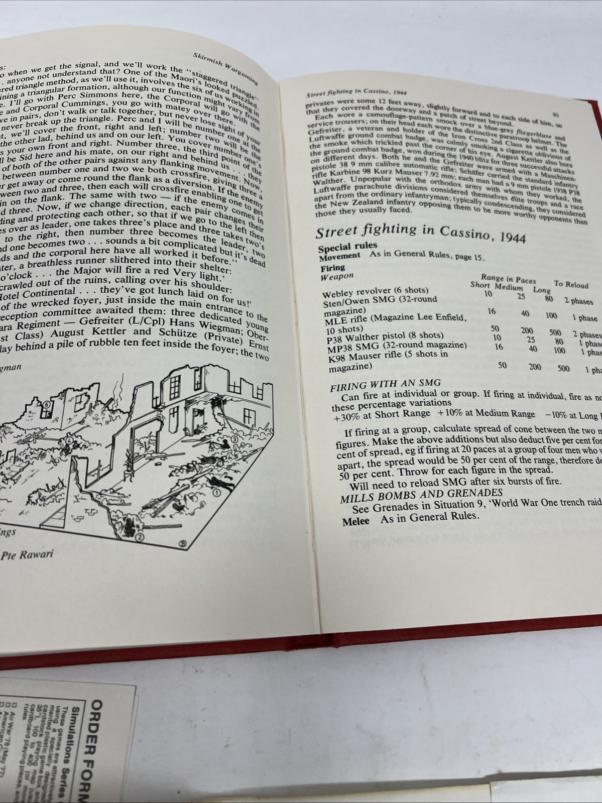 Skirmish Wargaming -Donald Featherstone Very Good Hardcover and Dust Jacket