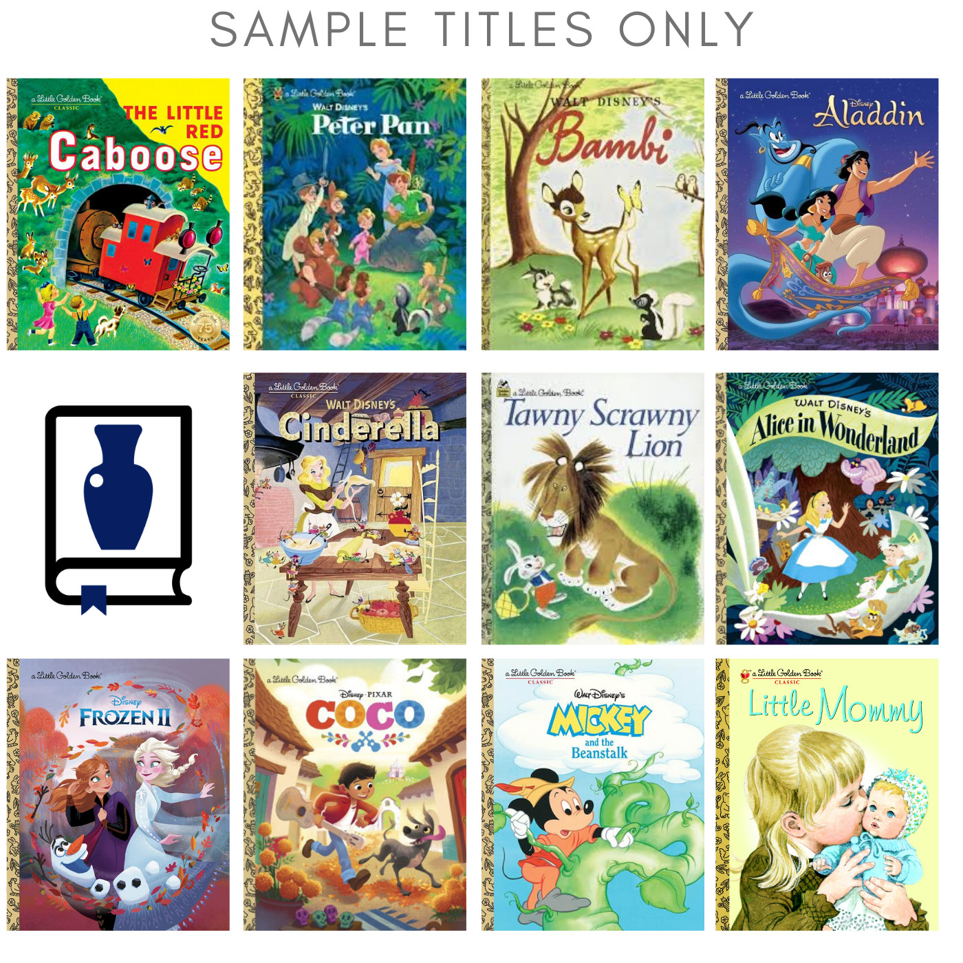 20 lot little golden books assorted kids vintage mix newer board books – GOOD