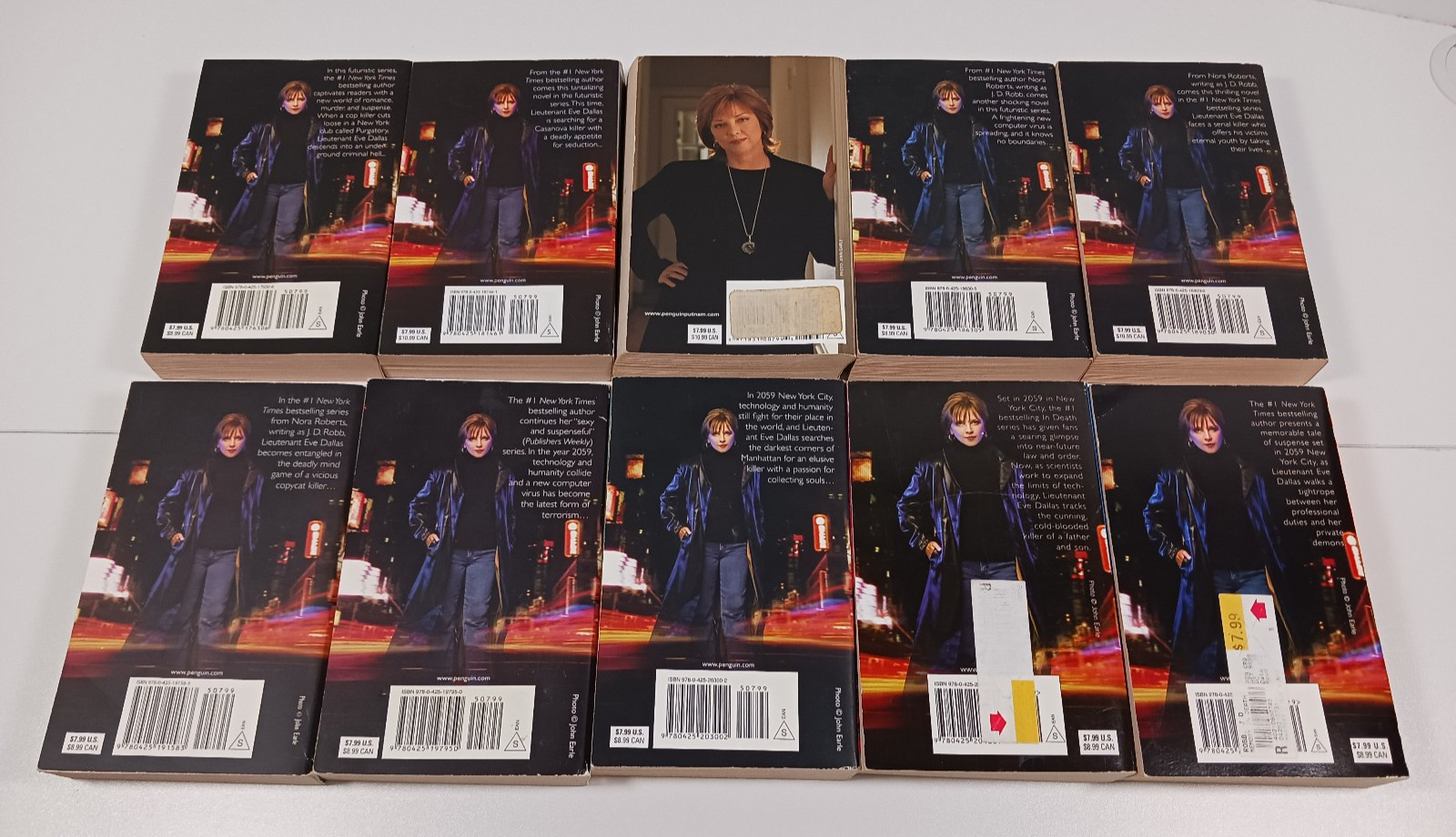 Lot of 20 J.D. Robb In Death Series Paperback Books Nora Roberts