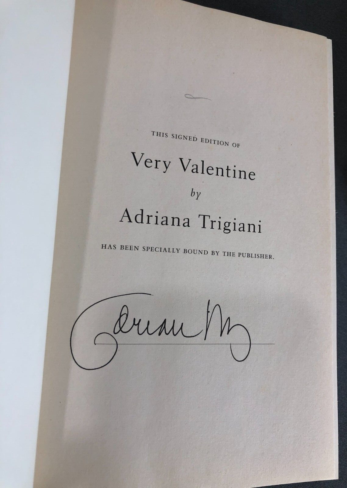 Adriana Trigiani Lot Of 5 Hardcover Books All First Editions – One is Signed
