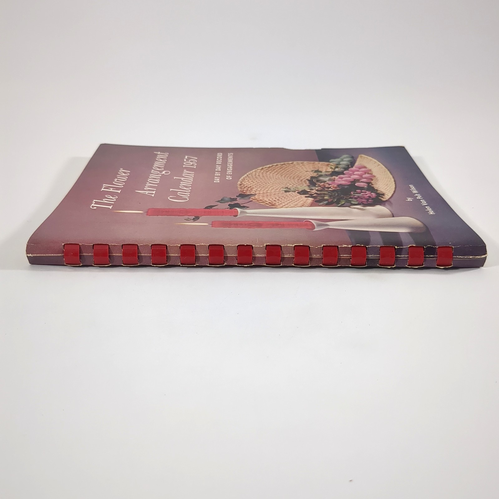Flower Arrangement Calendar 1957 Floral Design Planner Box Helen Van Pelt Wilson
