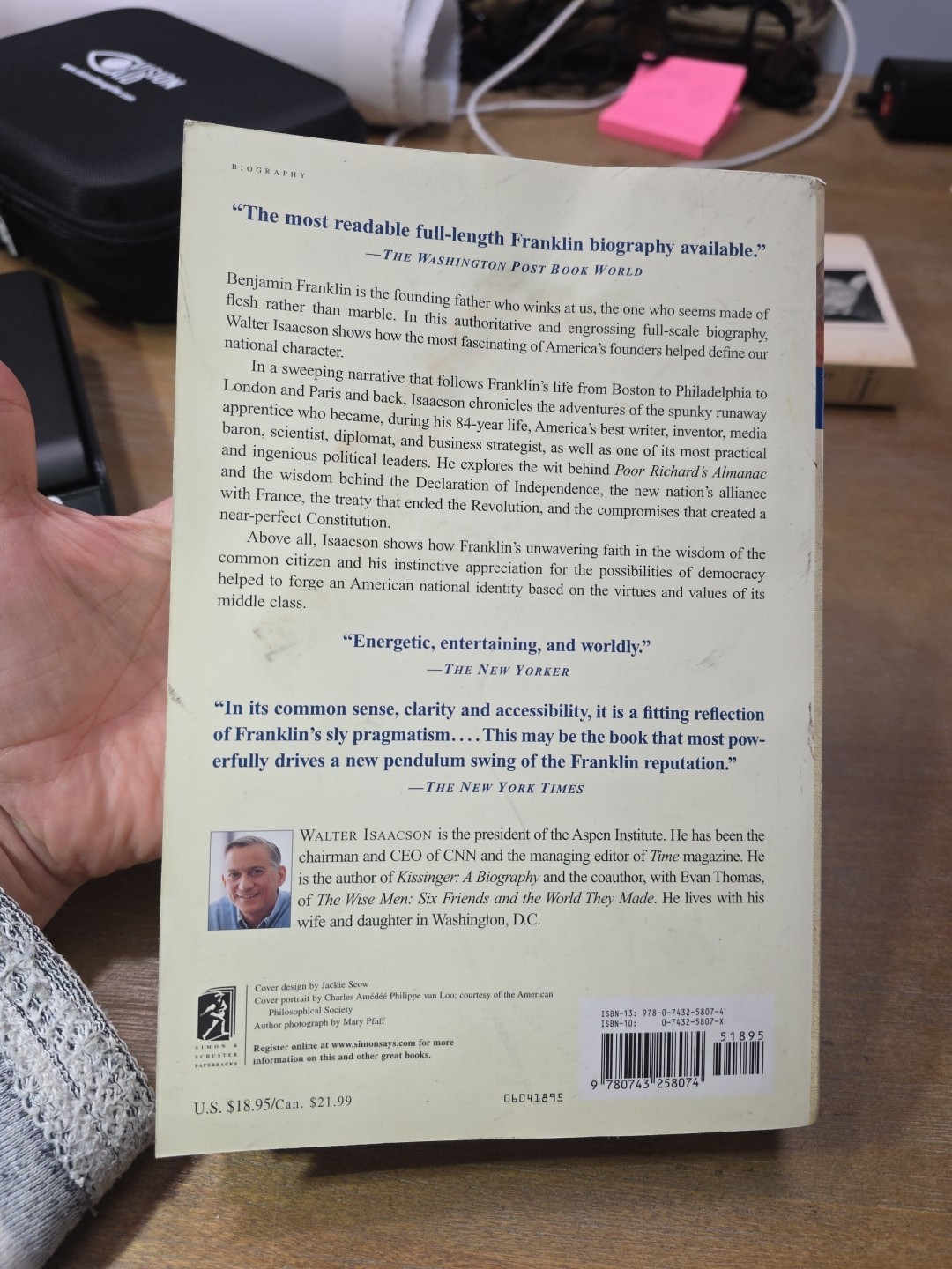 Benjamin Franklin : An American Life by Walter Isaacson (2004, Trade Paperback)