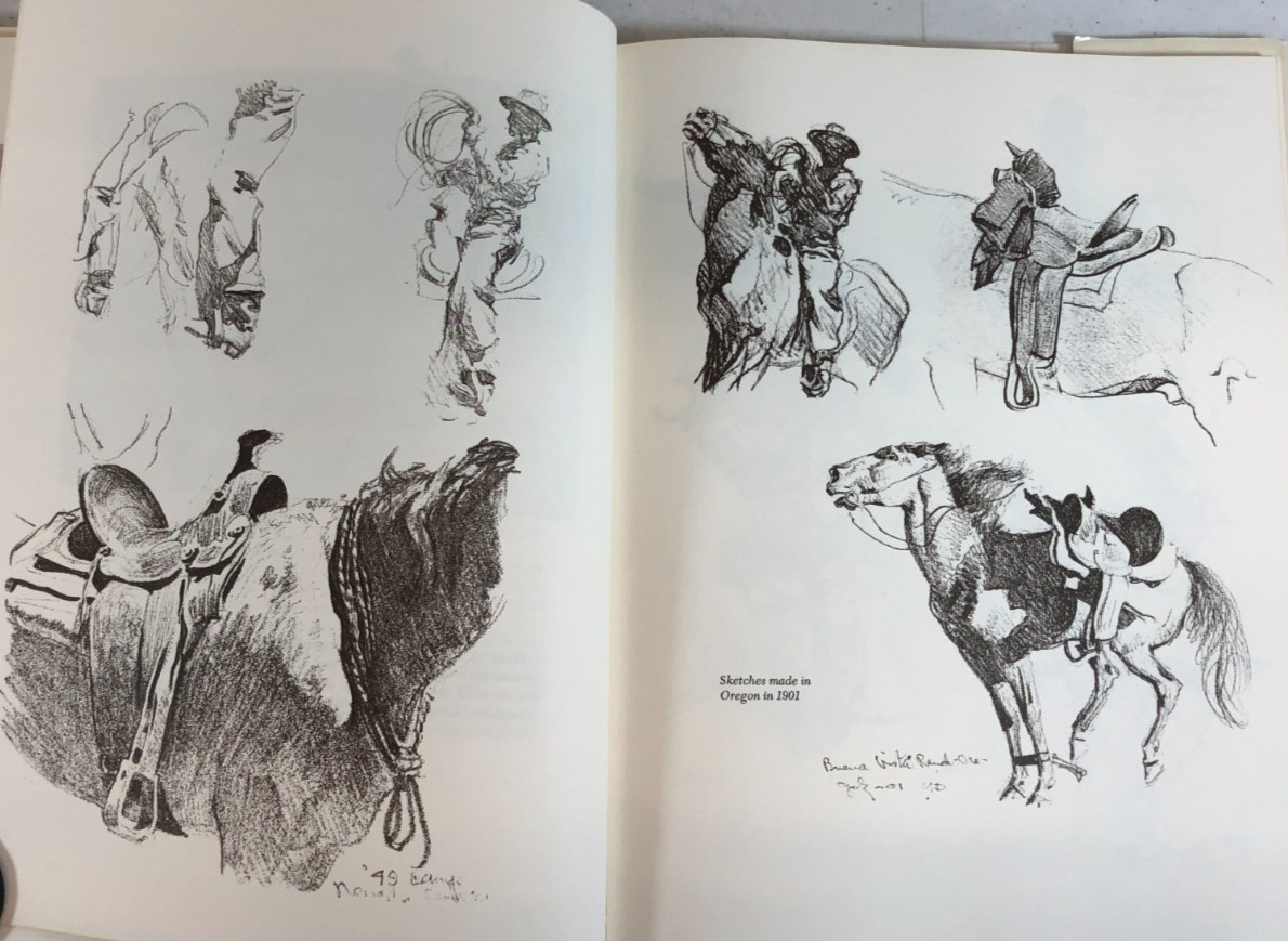 Maynard Dixon Sketch Book, Perceval, 1967, E-119