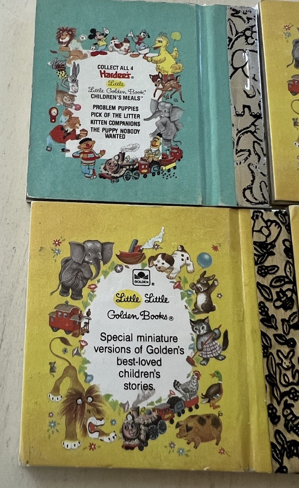 Lot Of 14 – Vintage Mini Little Little Golden Book Miniatures Christmas- Disney