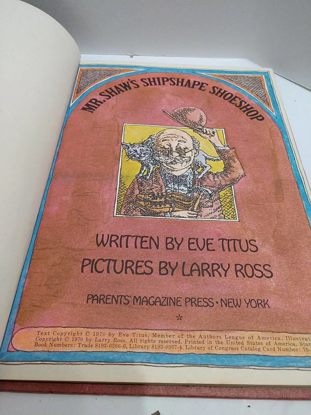 Mr. Shaw’s Shipshape Shoeshop Eve Titus 7.5 X 10.5