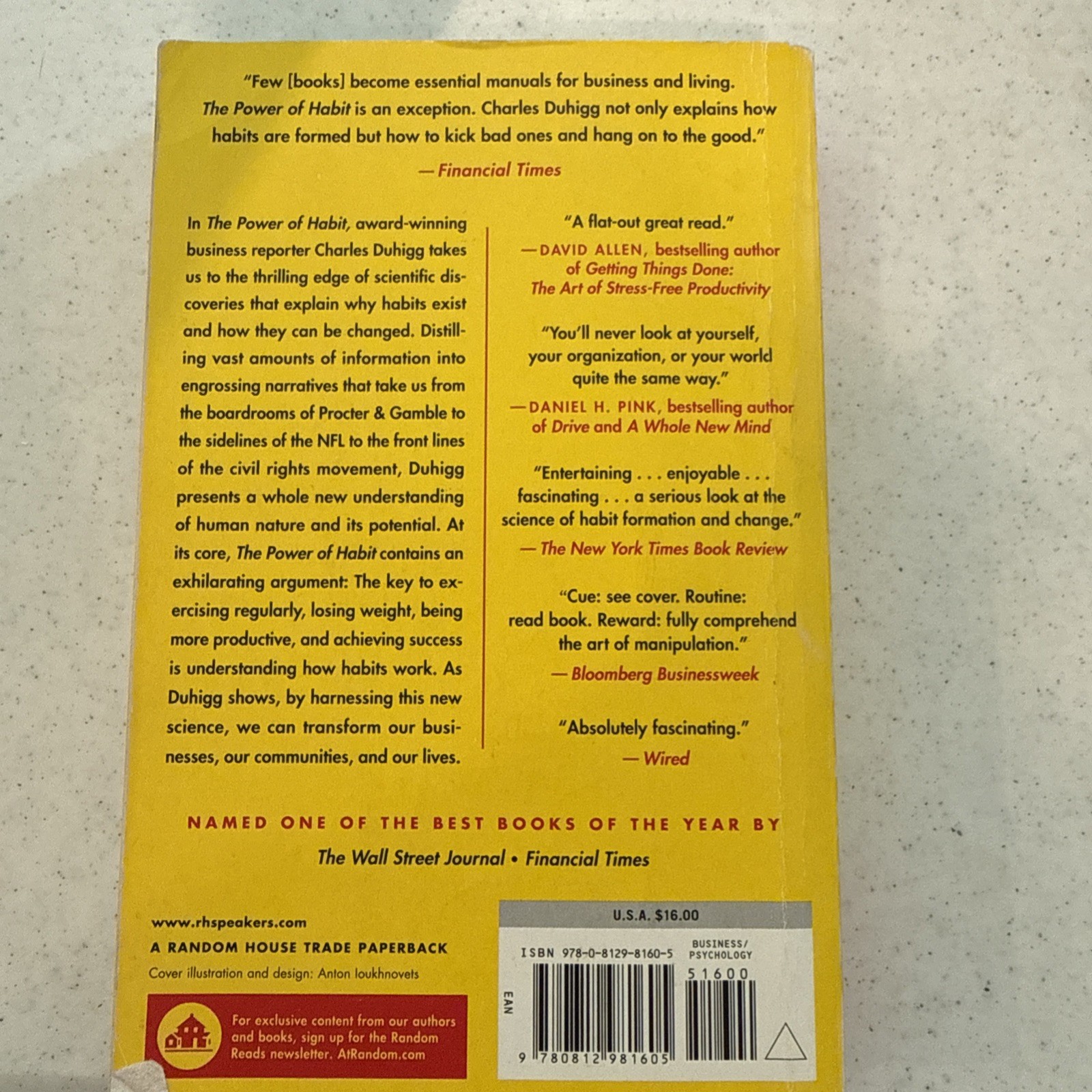 Power of Habit : Why We Do What We Do in Life and Business by Charles Duhigg