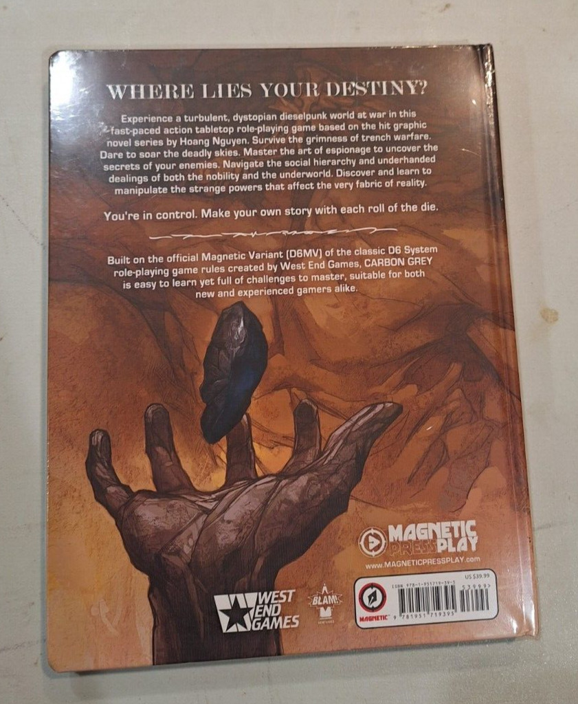 Carbongrey The Role-Playing game Hardcover