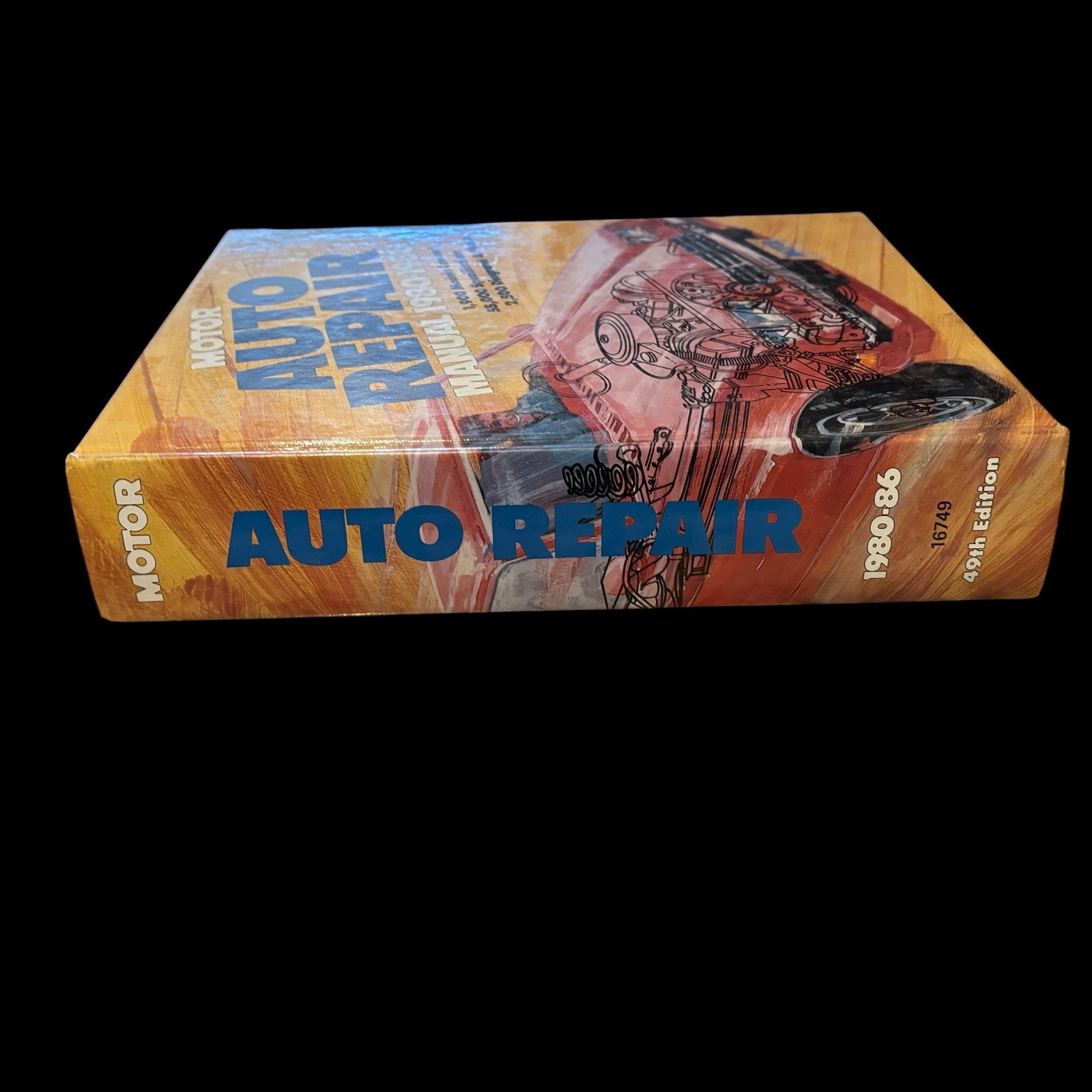 Motor Auto Repair Manual 1980-1986 49th Edition Vintage Car Repair Book